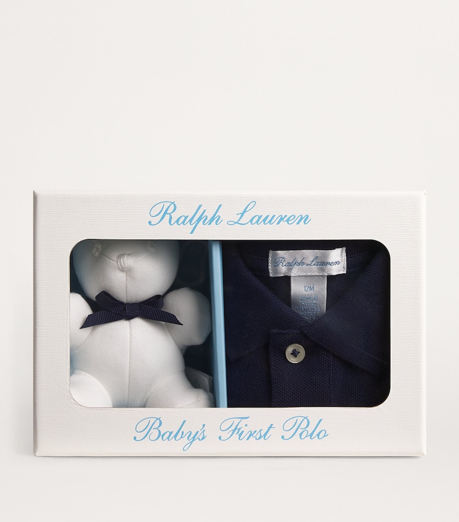 Ralph Lauren Kids Bear Box Baby Gift Set (3-12 Months) Refined Navy Image 3