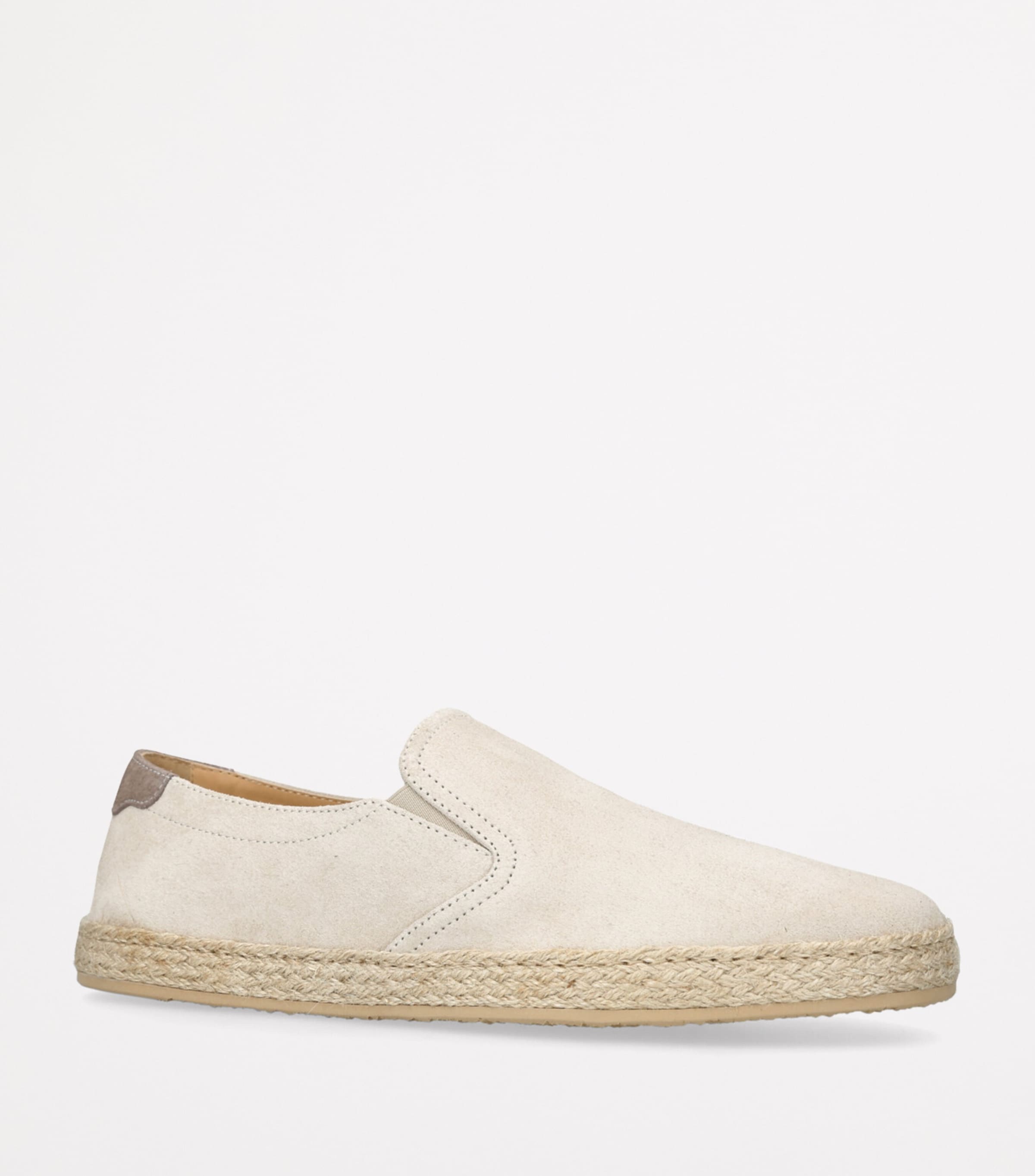 Brunello Cucinelli Suede Espadrille Loafers Beige Image 3