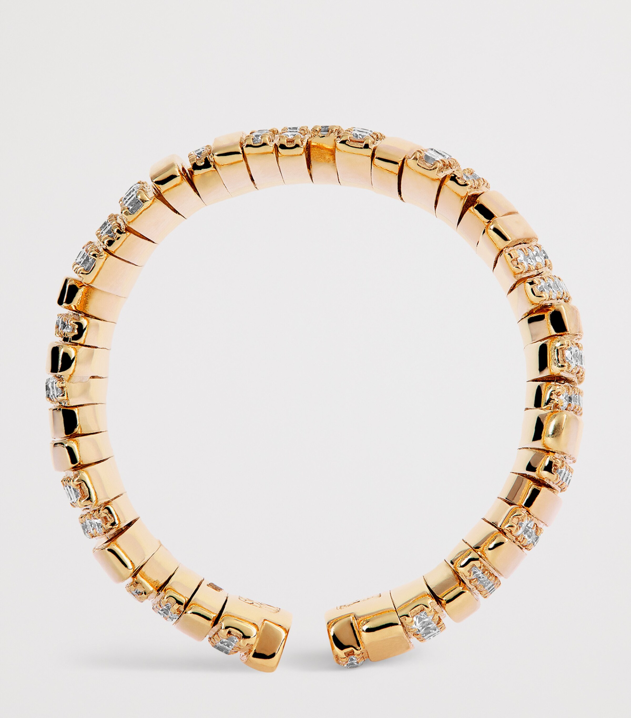 Yellow Gold and Diamond Classic Fireworks Ring (Size 6.5) 18K YG/WD Image 3