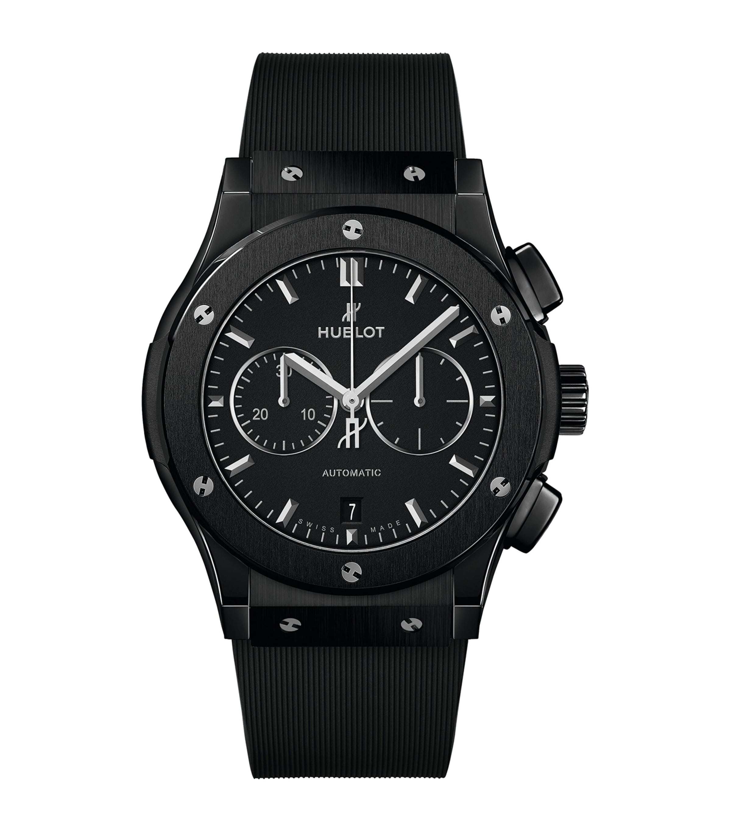 Shop Hublot Ceramic Classic Fusion Black Magic Chronograph Watch