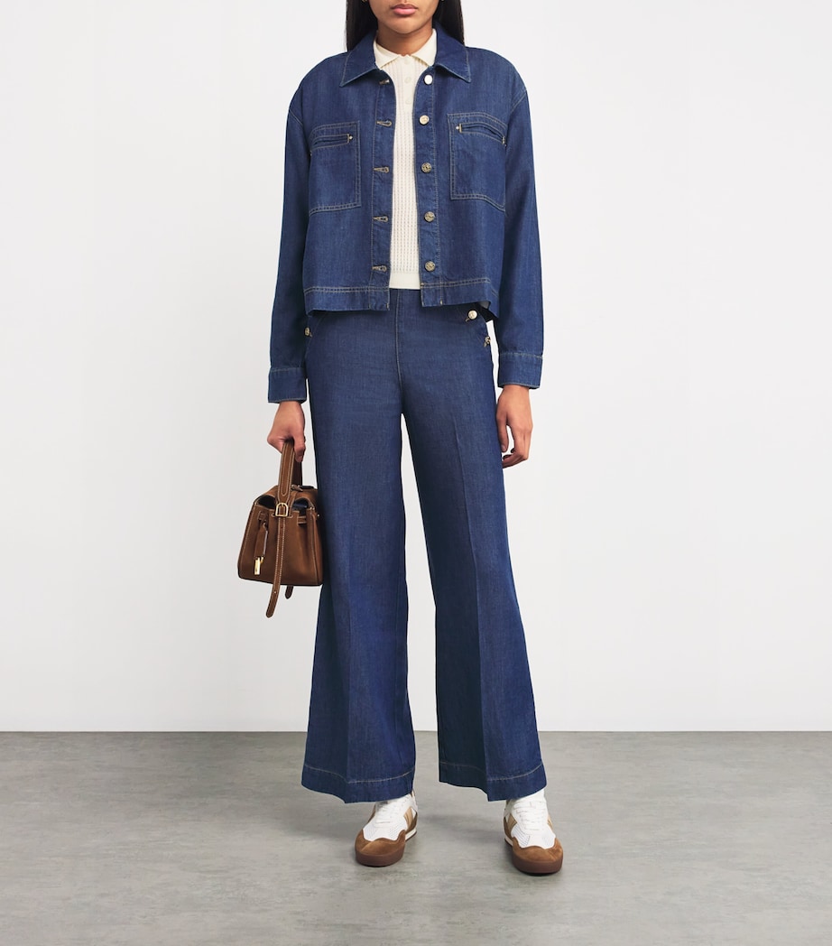 Wide-Leg Jeans INDIGO DENIM Image 2