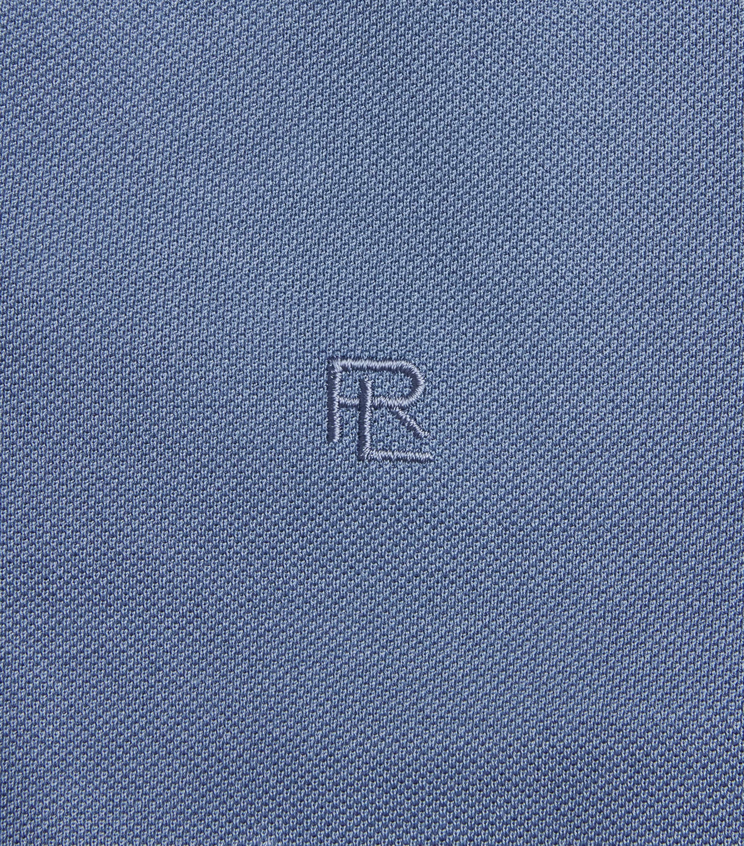 Ralph Lauren Purple Label Mens Cotton Piqué Polo Shirt Blue Horizon Image 6