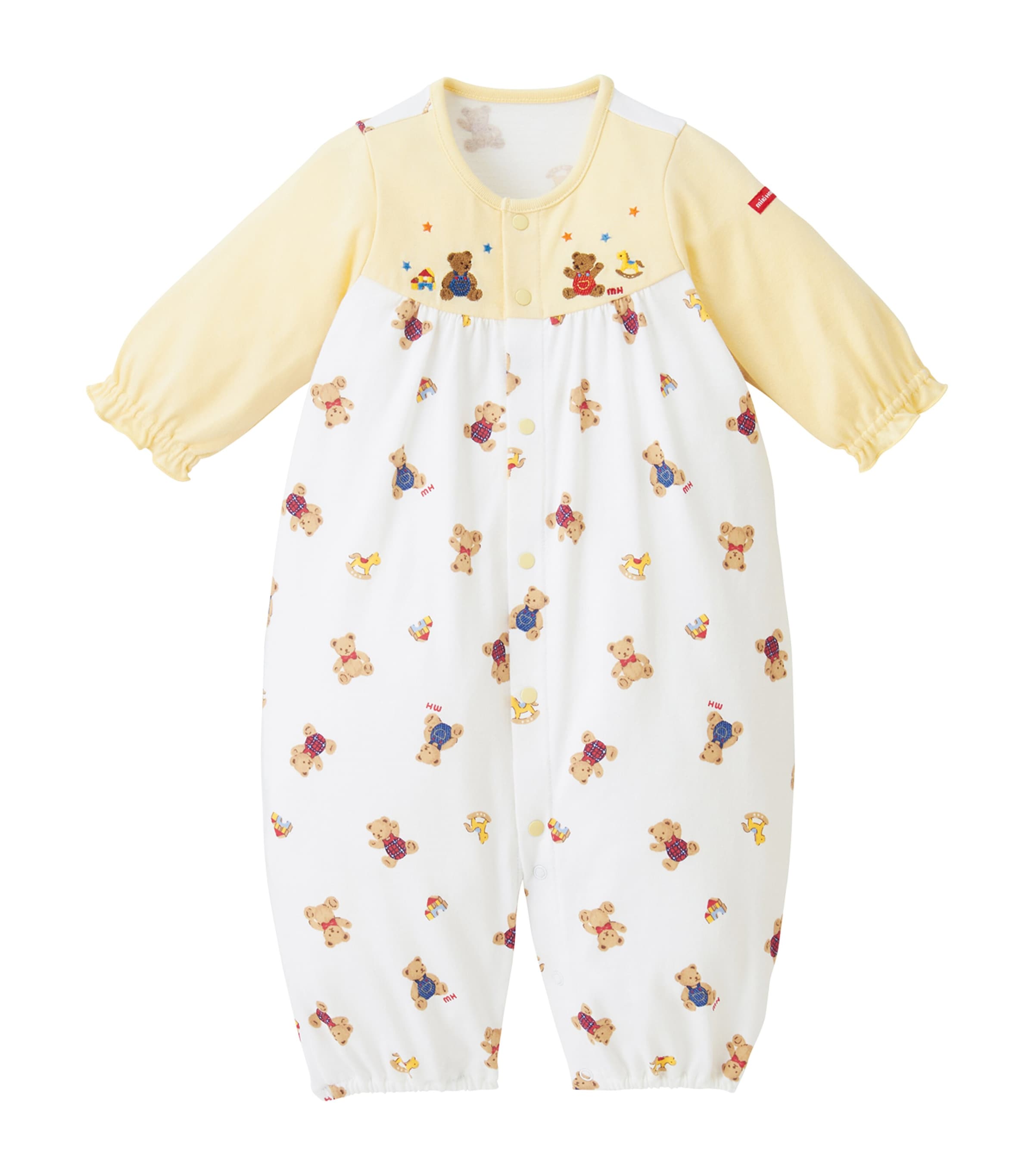 Cotton Bear Print Playsuit (One Size) 1 Image 3