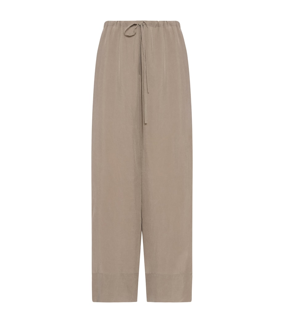 Enea Toile Wide-Leg Trousers TAUPE Image 1