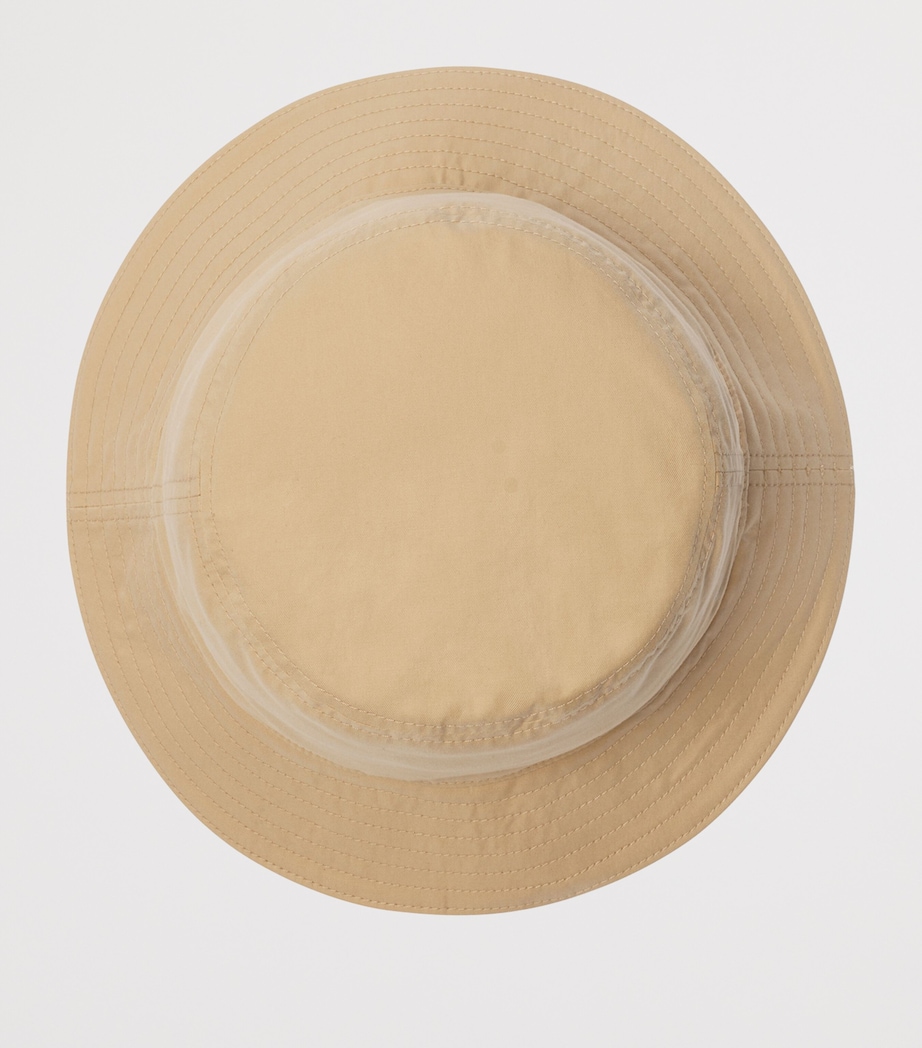 Cotton Reversible Check Bucket Hat FLAX/SAND Image 2
