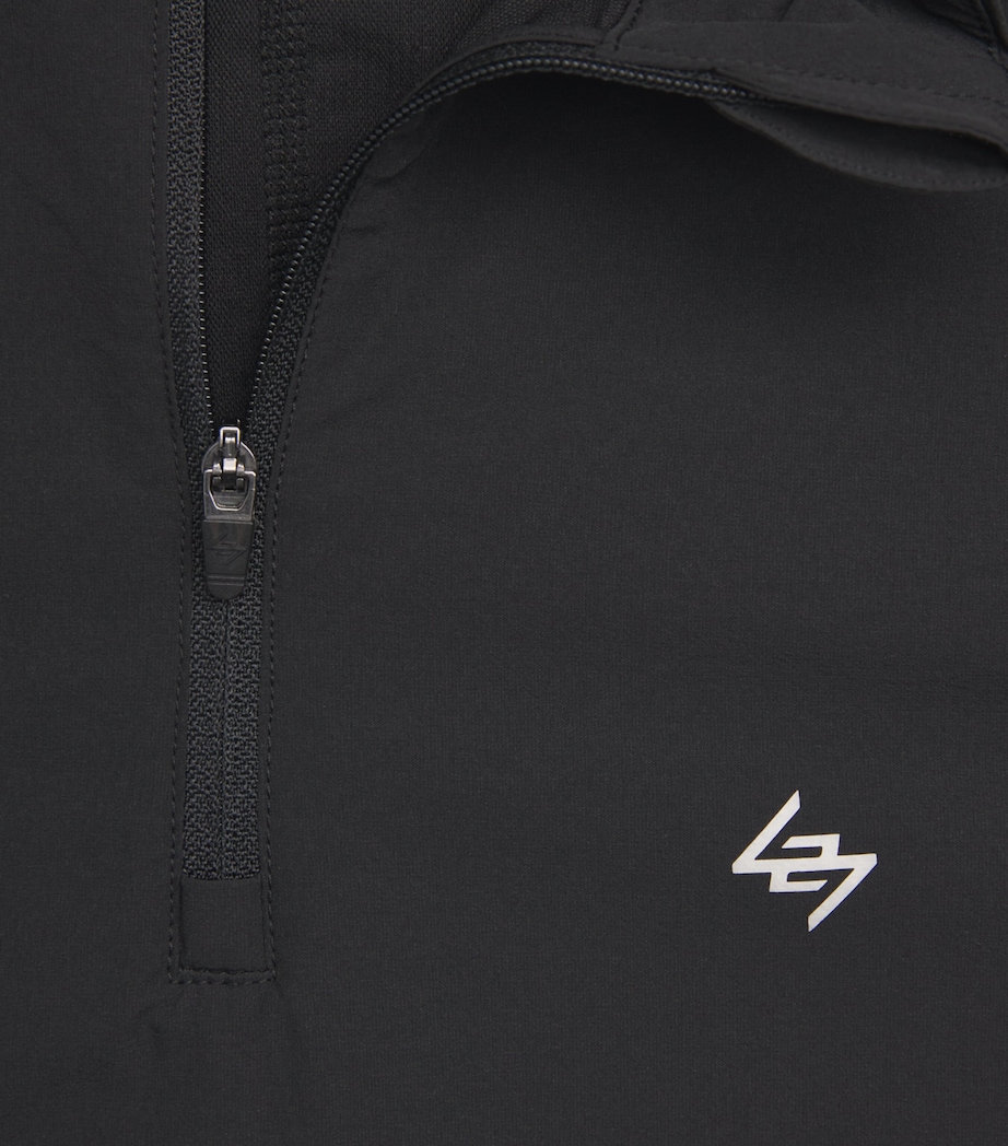 Quarter-Zip Running Top JET BLACK Image 5