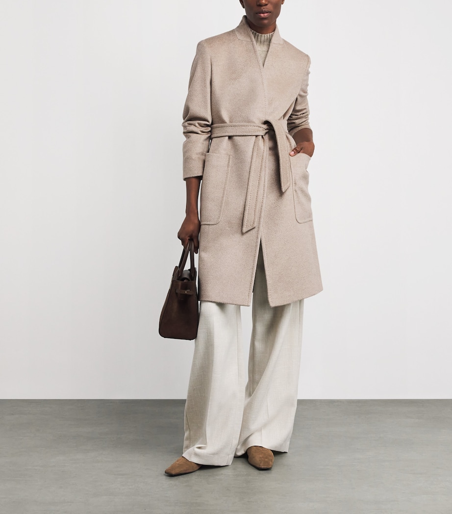 Cashmere Robe Coat BEIGE Image 2