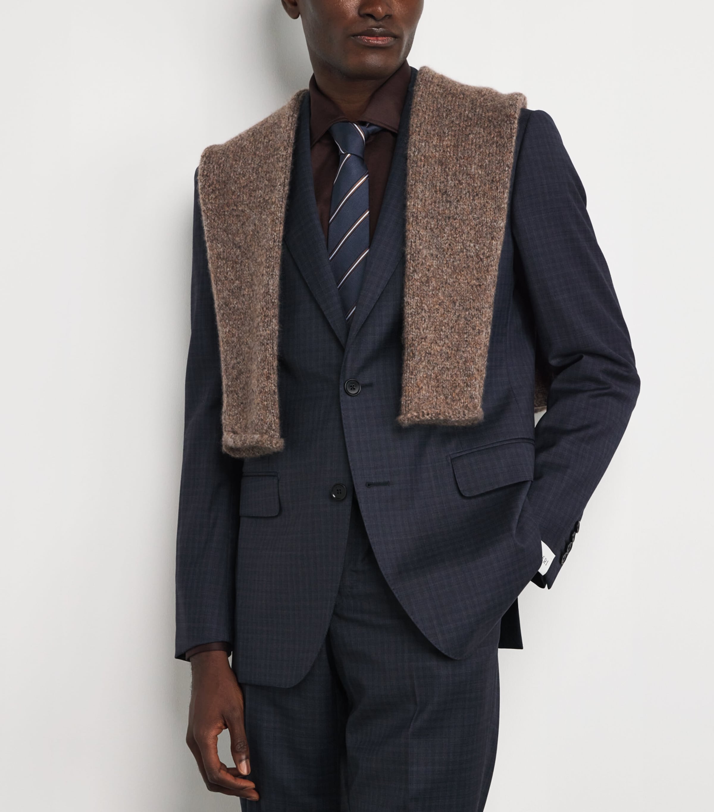 Silk Stripe Jacquard Tie FB159 Image 3