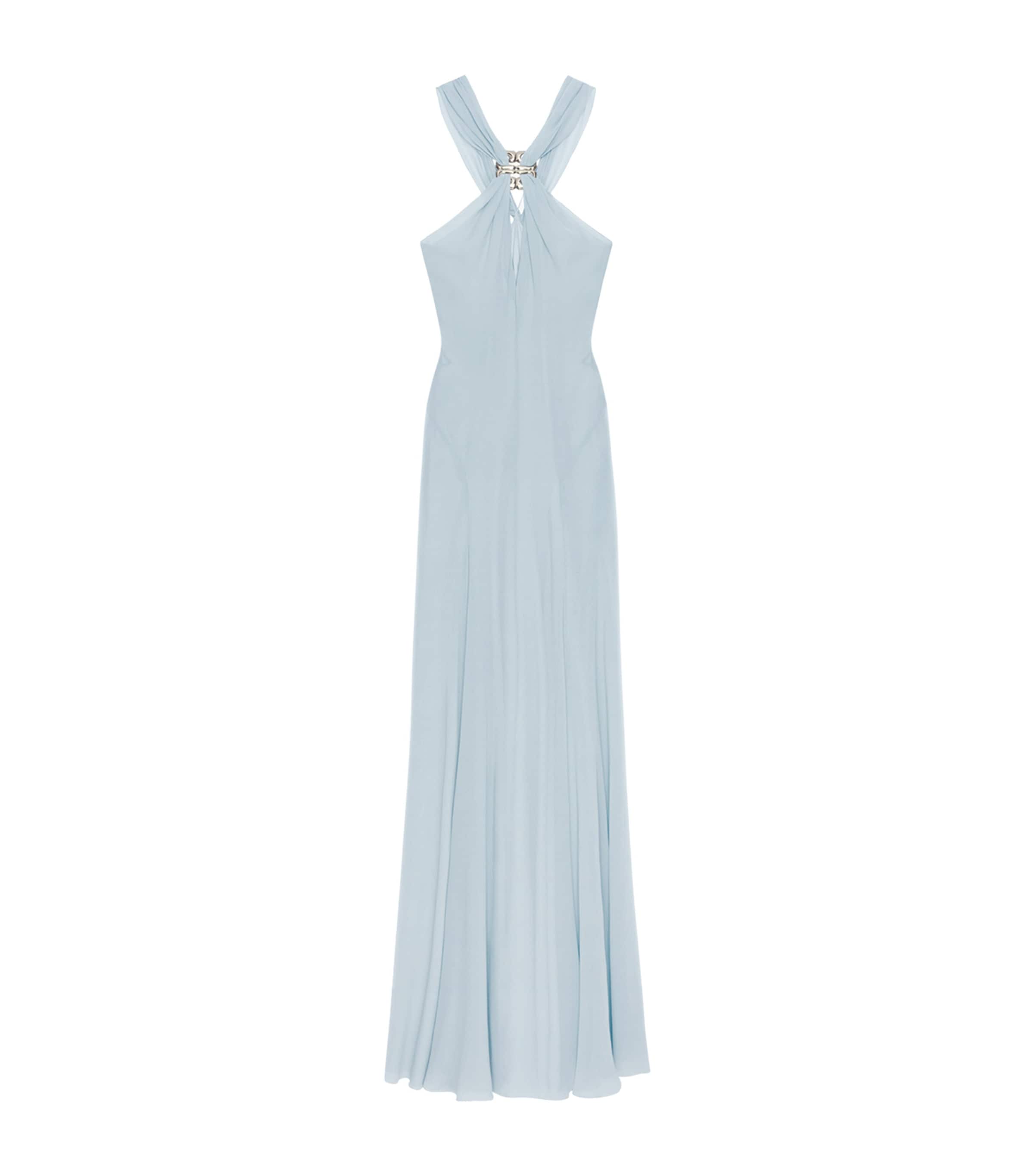 Givenchy Evening Dress In Silk With 4g Detail