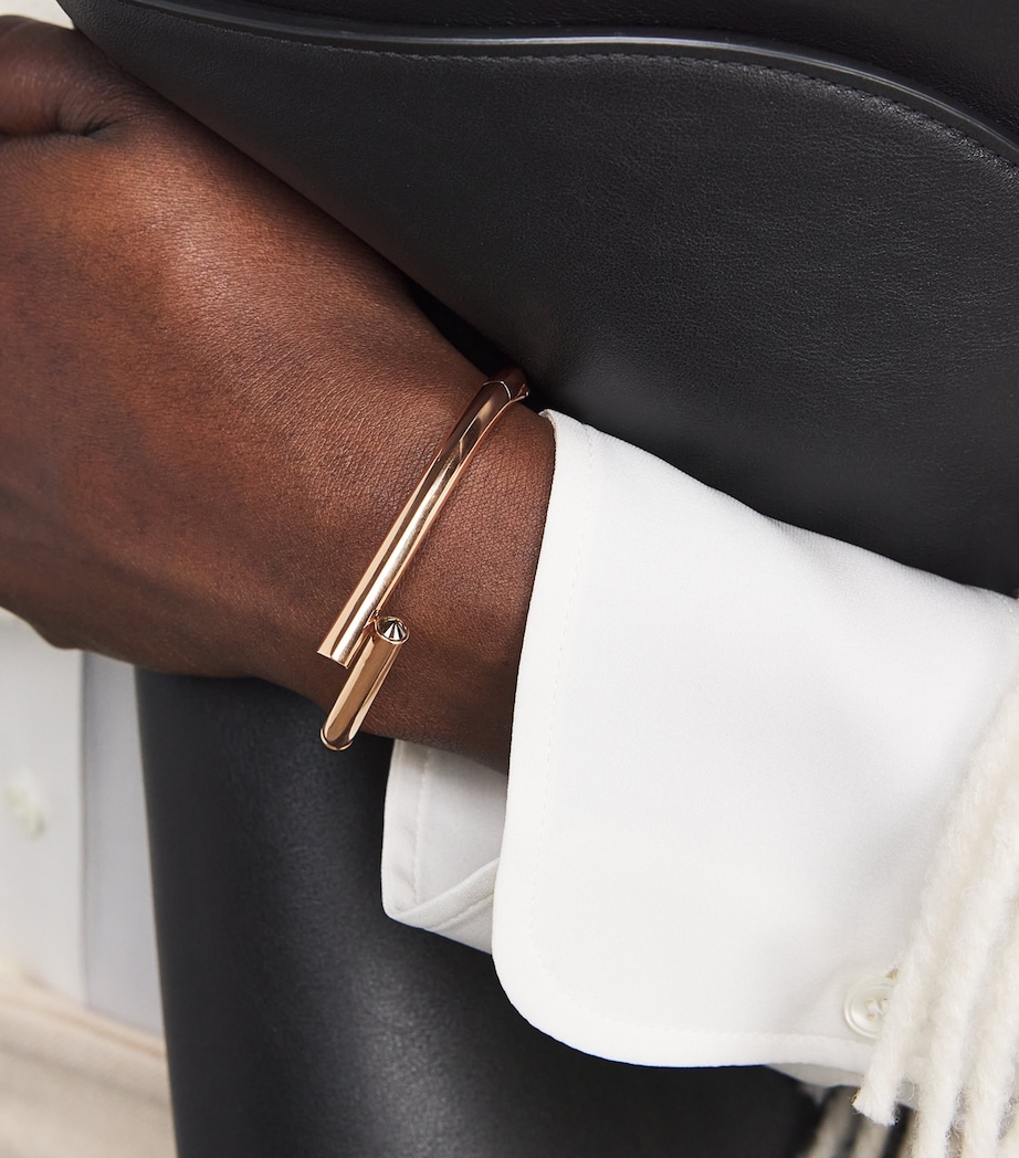 Rose Gold and Diamond Oera Bangle ROSE GOLD Image 2