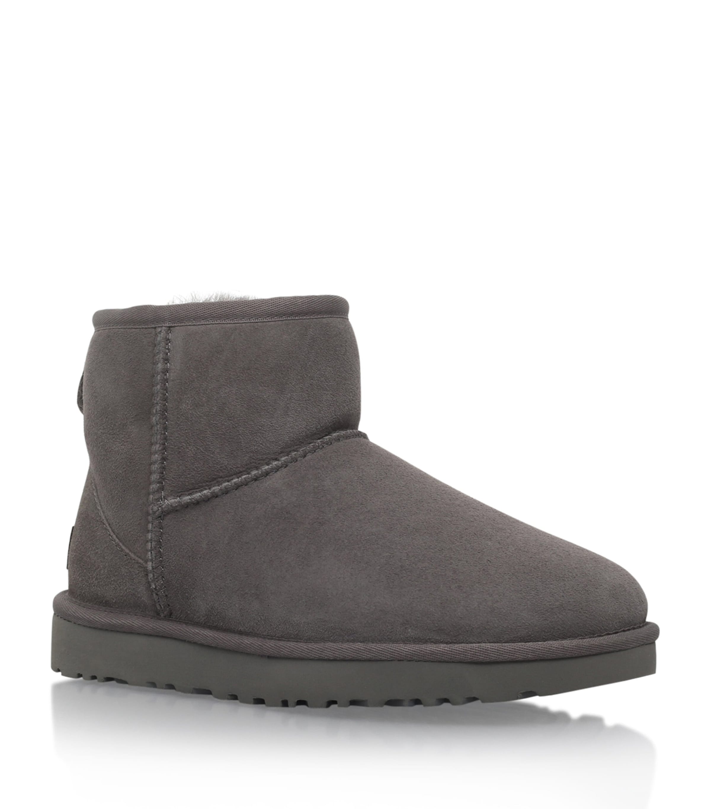 Shop Ugg Classic Mini Ii Suede Boots In Grey