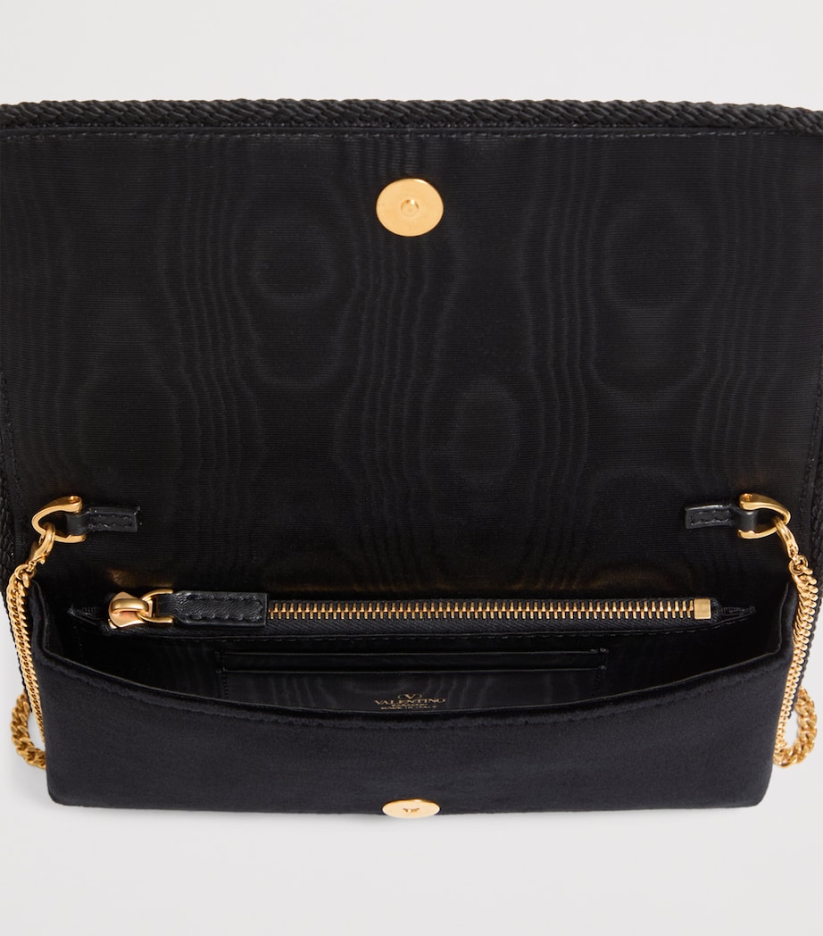 VLogo Signature Wallet with Strap BBK Image 4