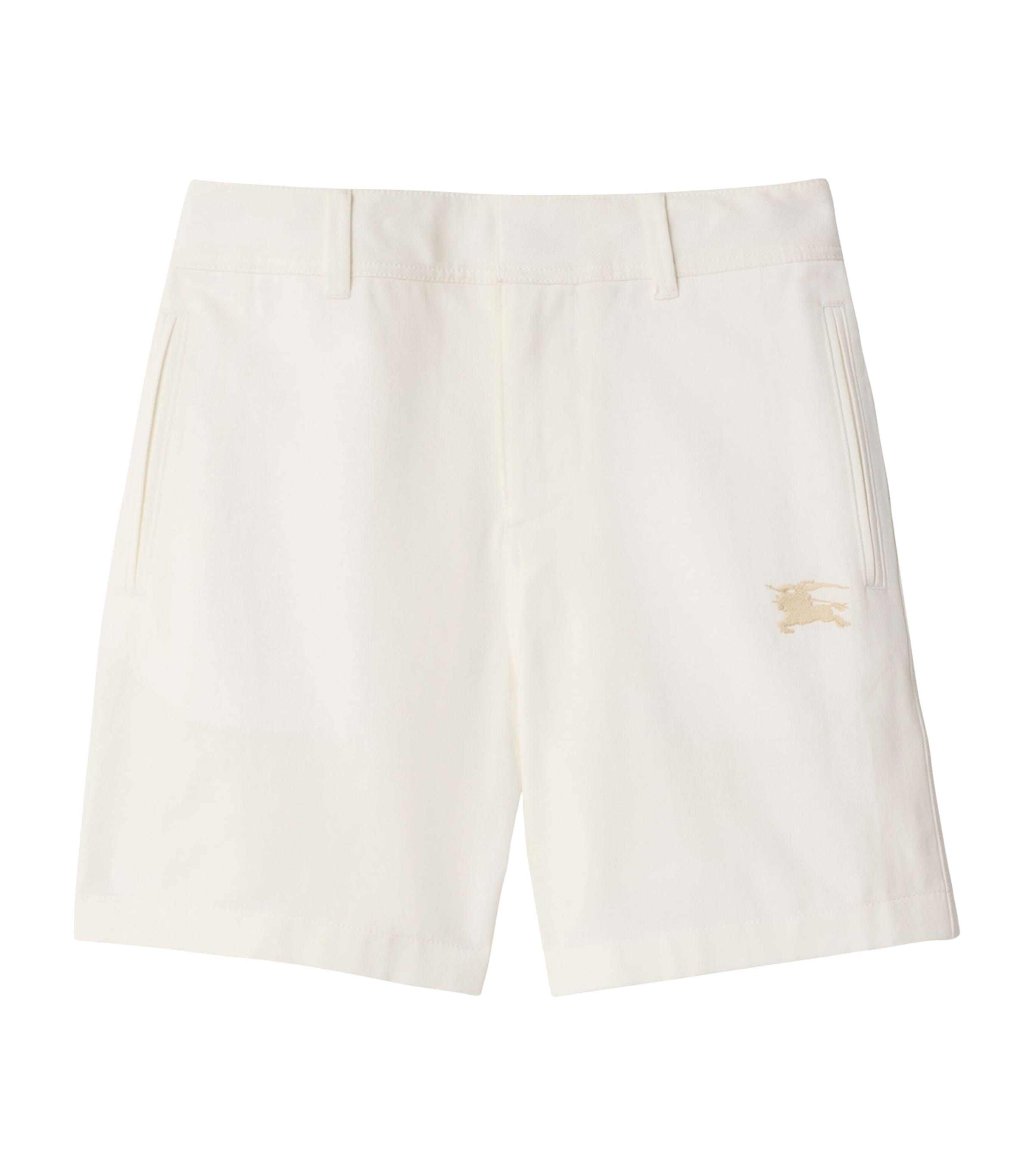 Burberry Ekd-embroidered Shorts In White