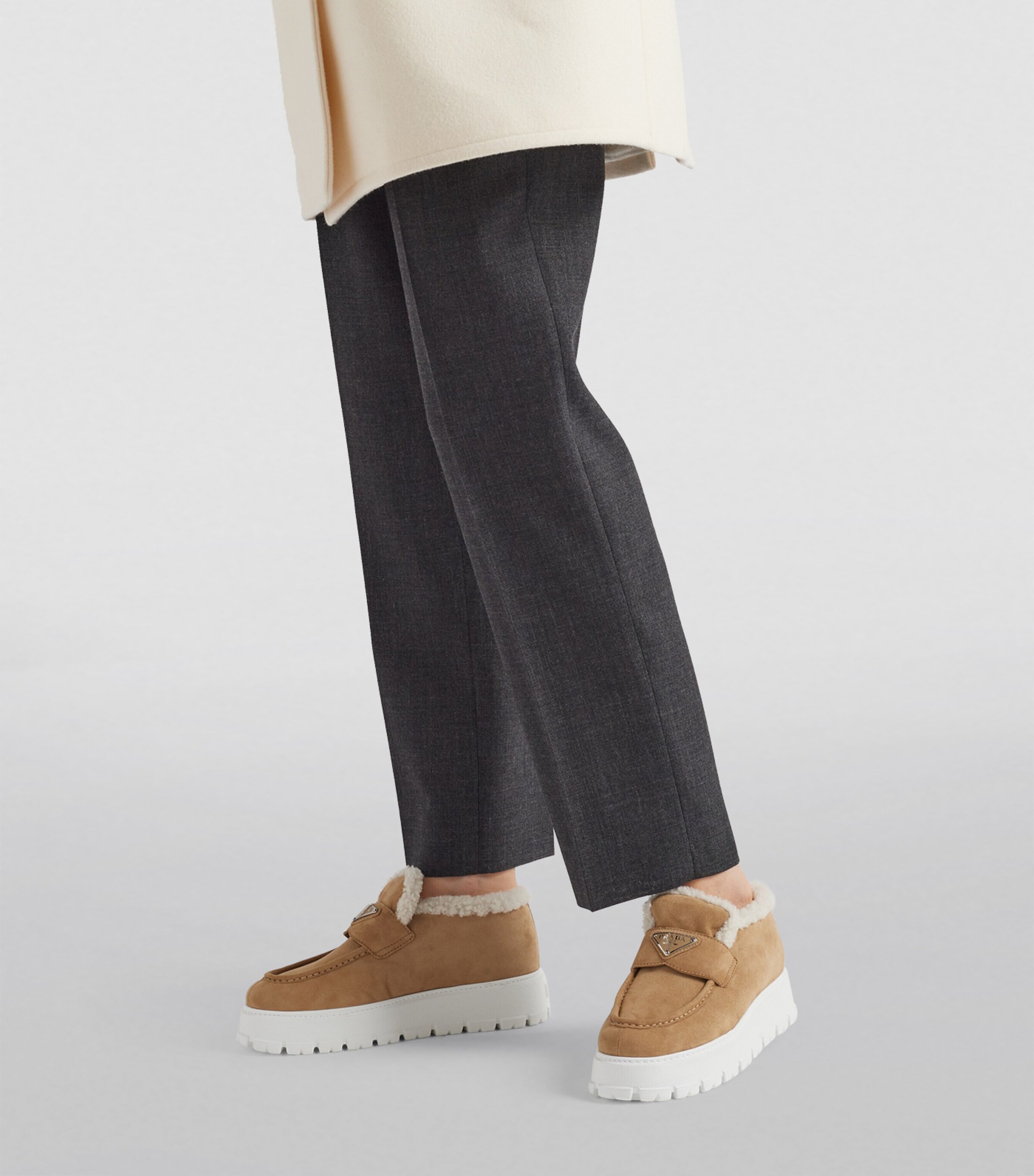 Prada Suede Slip-On Sneakers Image 4