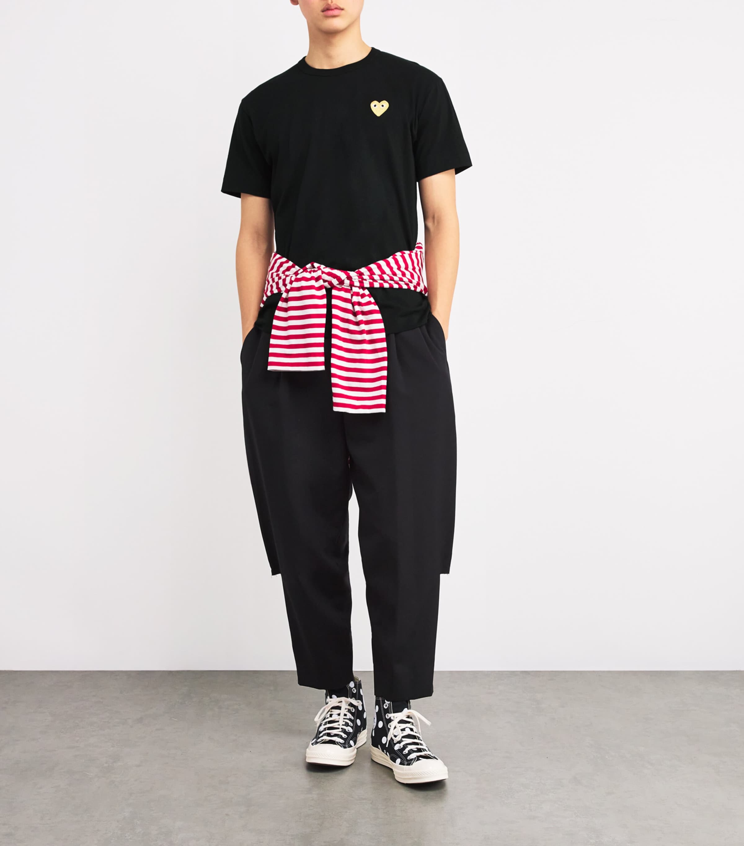 Heart Logo T-Shirt BLACK Image 2