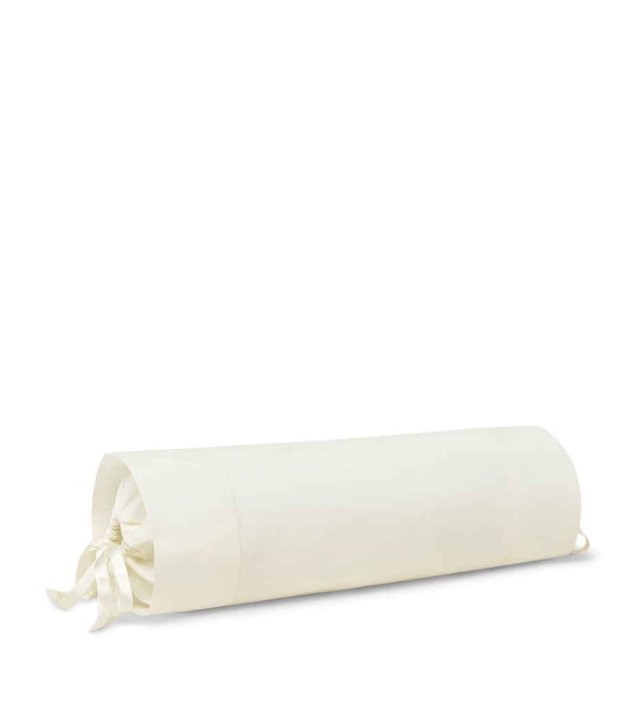 Pratesi Angel Luxe Neckroll Pillowcase (13cm x 41cm) Ivory Image 1