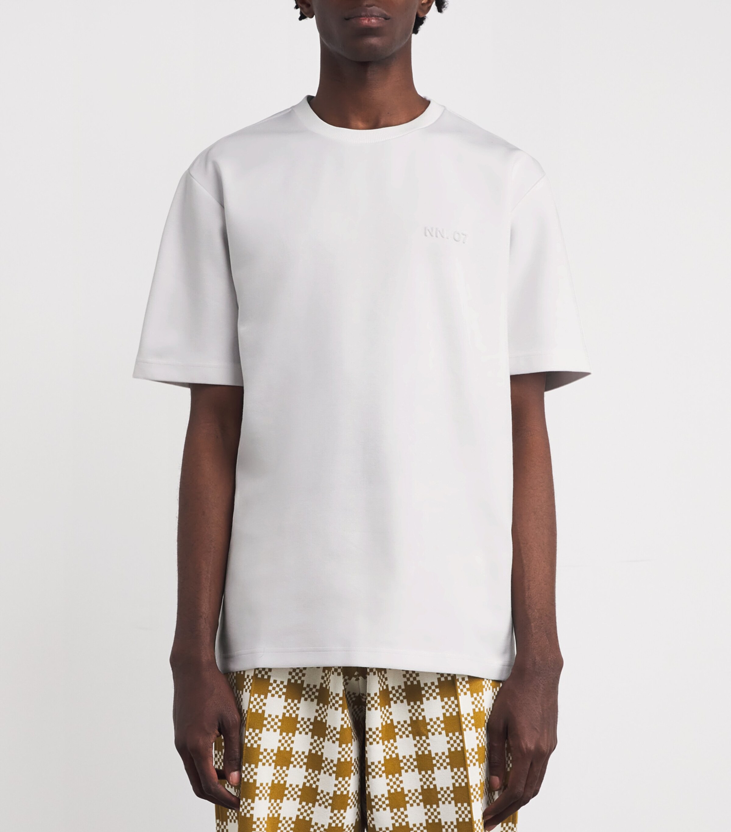 NN.07 White Logo Nat T-Shirt | Harrods US