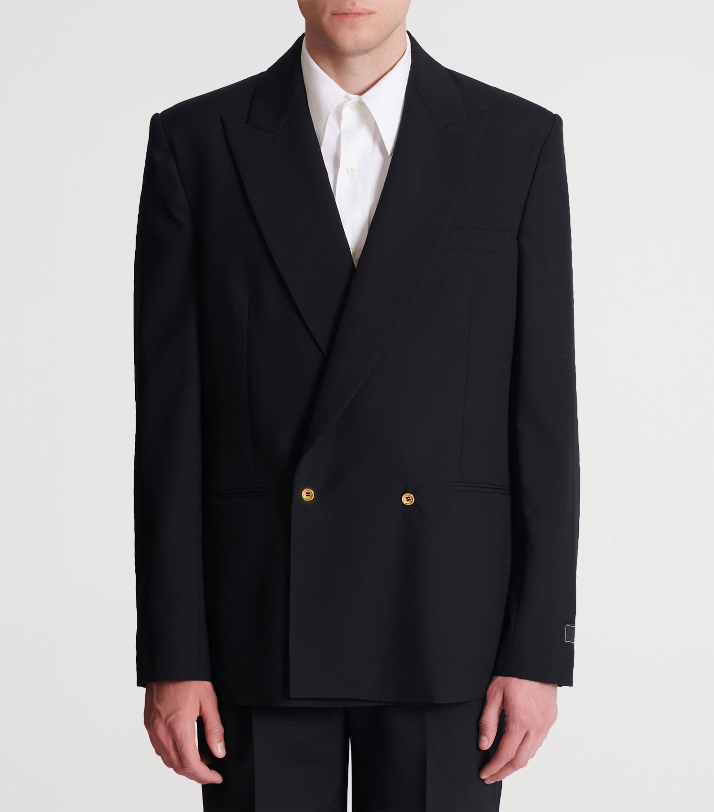 Wool 2-Button Blazer 0PA NOIR Image 4