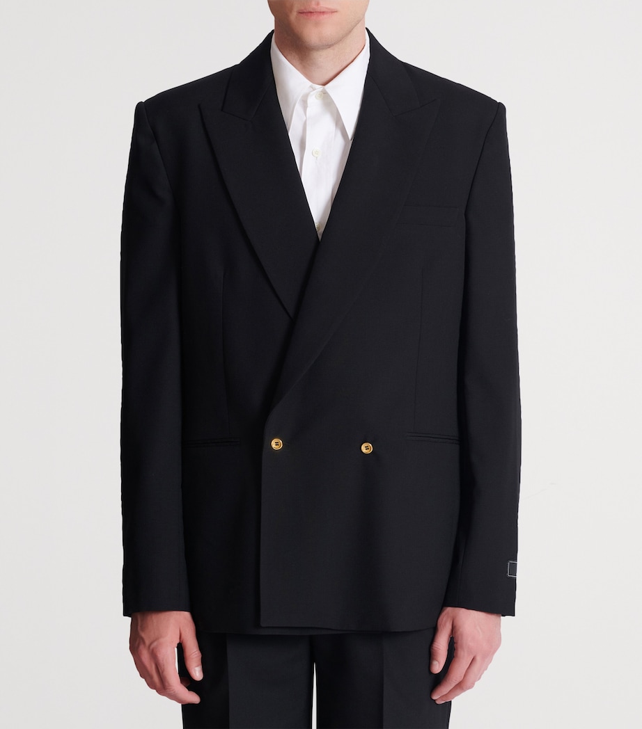 Wool 2-Button Blazer 0PA NOIR Image 4