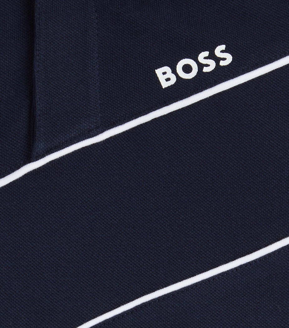 BOSS Kidswear Collar Playsuit (1-18 Months) Navy Image 2