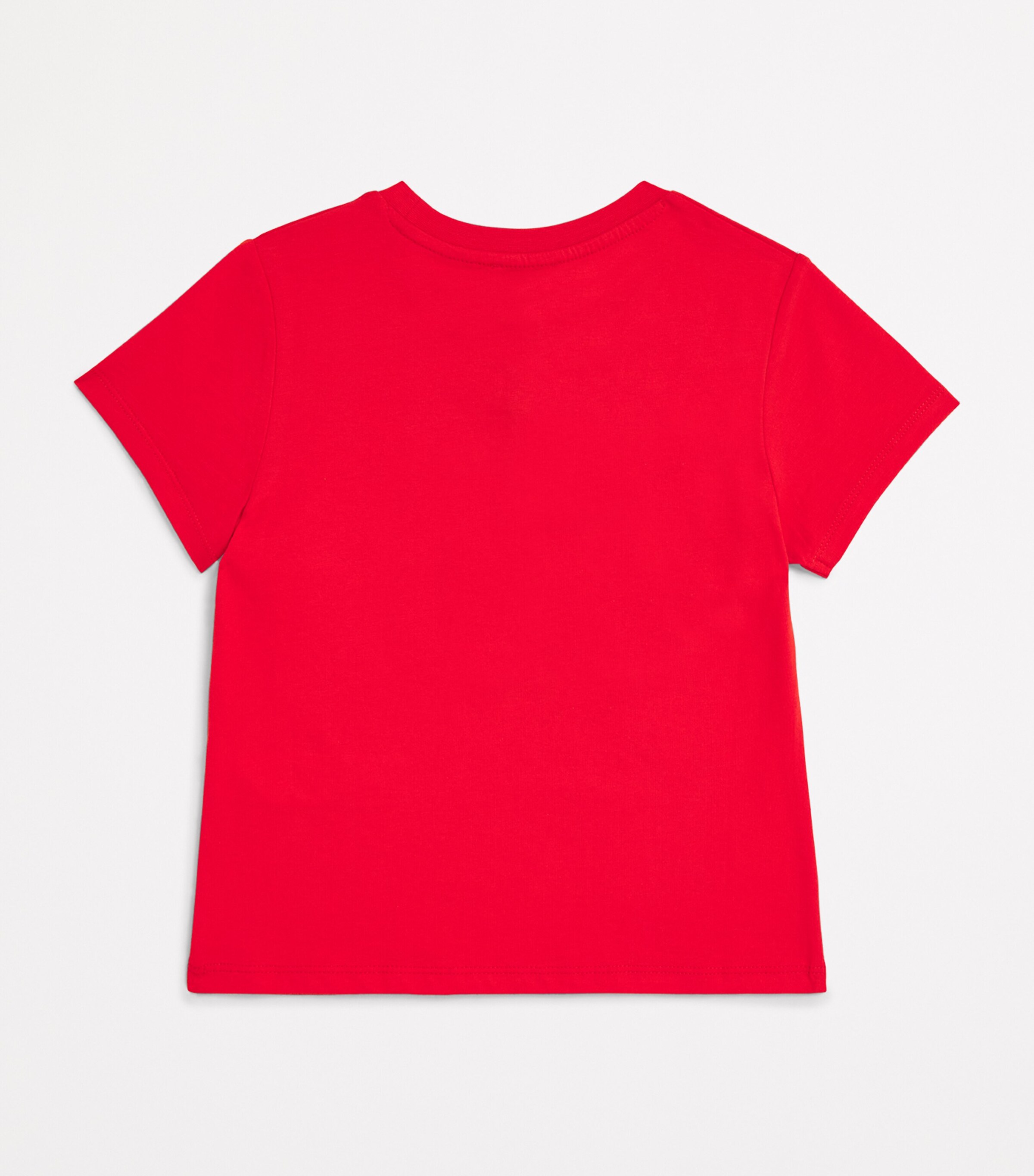 Cotton Logo T-Shirt (2-14 Years) 997 BRIGHT RED Image 2