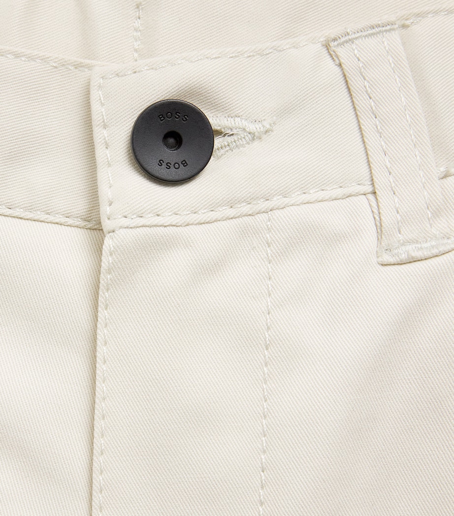 BOSS Kidswear Stretch-Cotton Chino Shorts (4-16 Years) Image 3