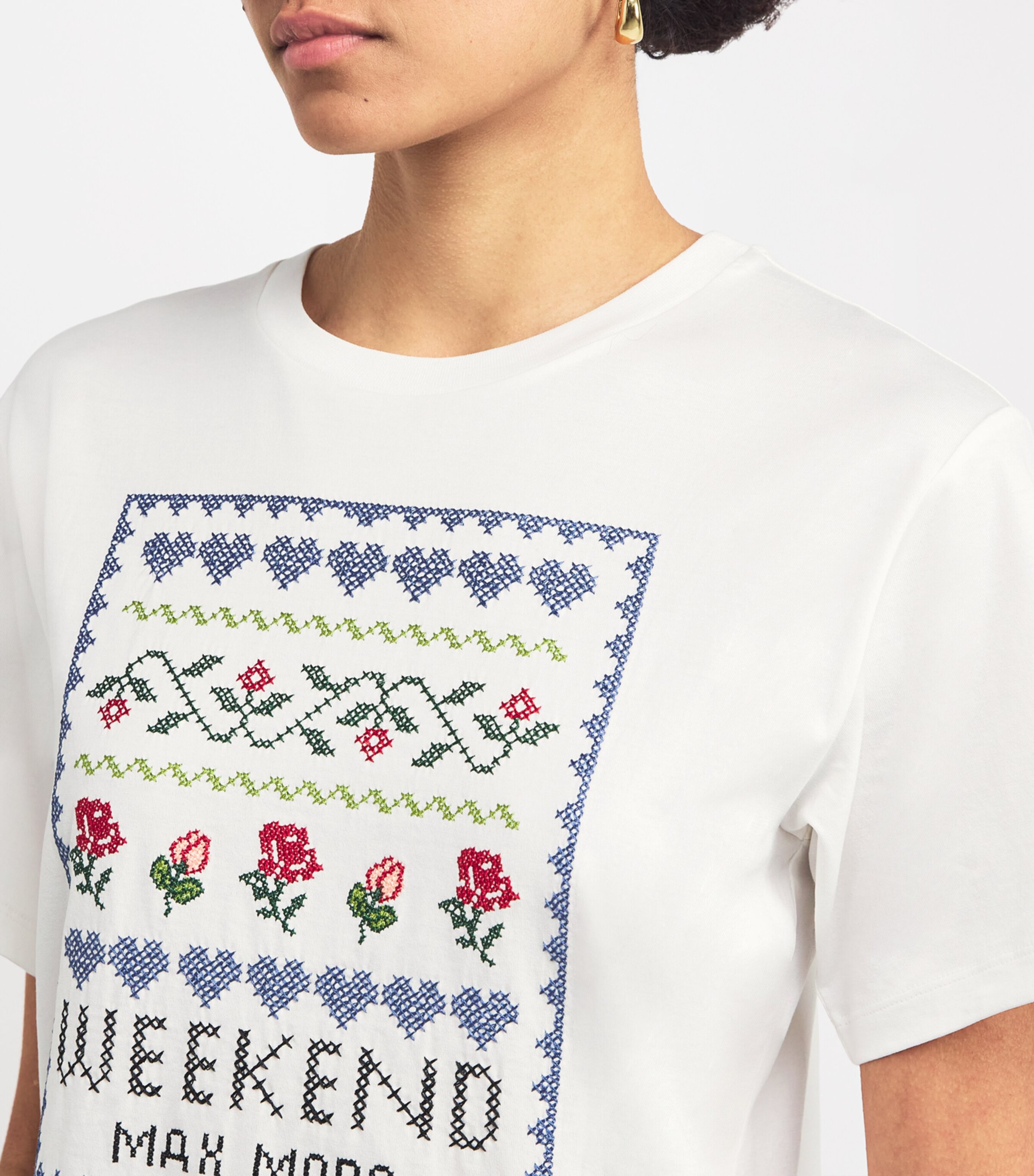 MaxMara Peter embroidered wool T-shirt【関税送料込】 MaxMara Peter embroidered wool T-shirt【関税送料込】 (Max