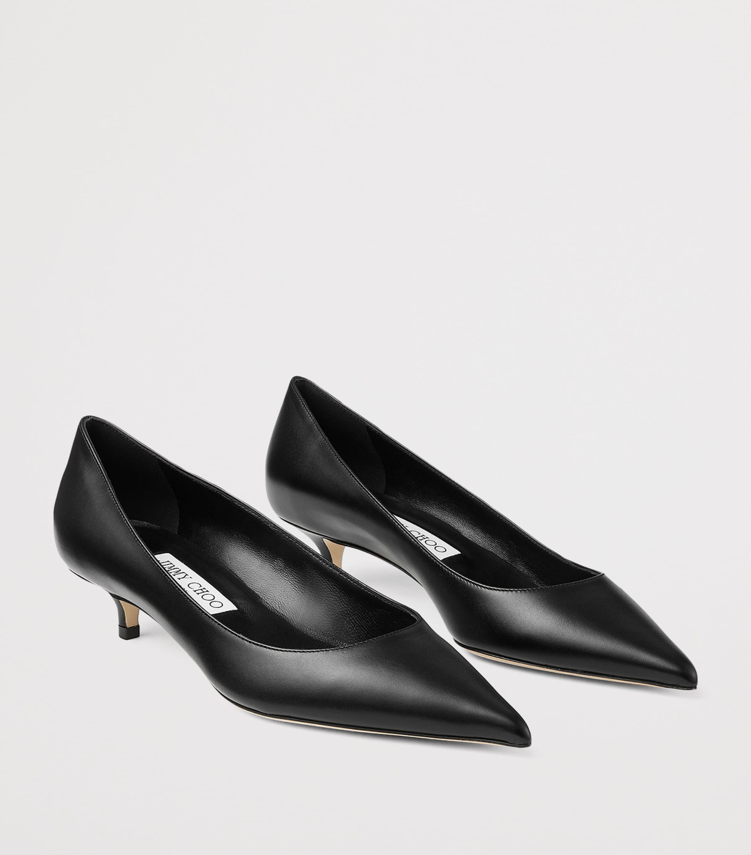 Amelia 35 Leather Pumps BLACK Image 3