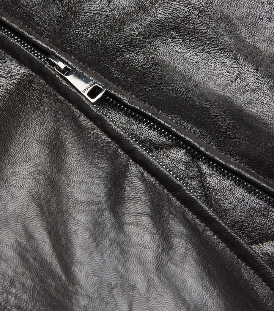 Down Bomber Jacket CHOCOLATE Image 5