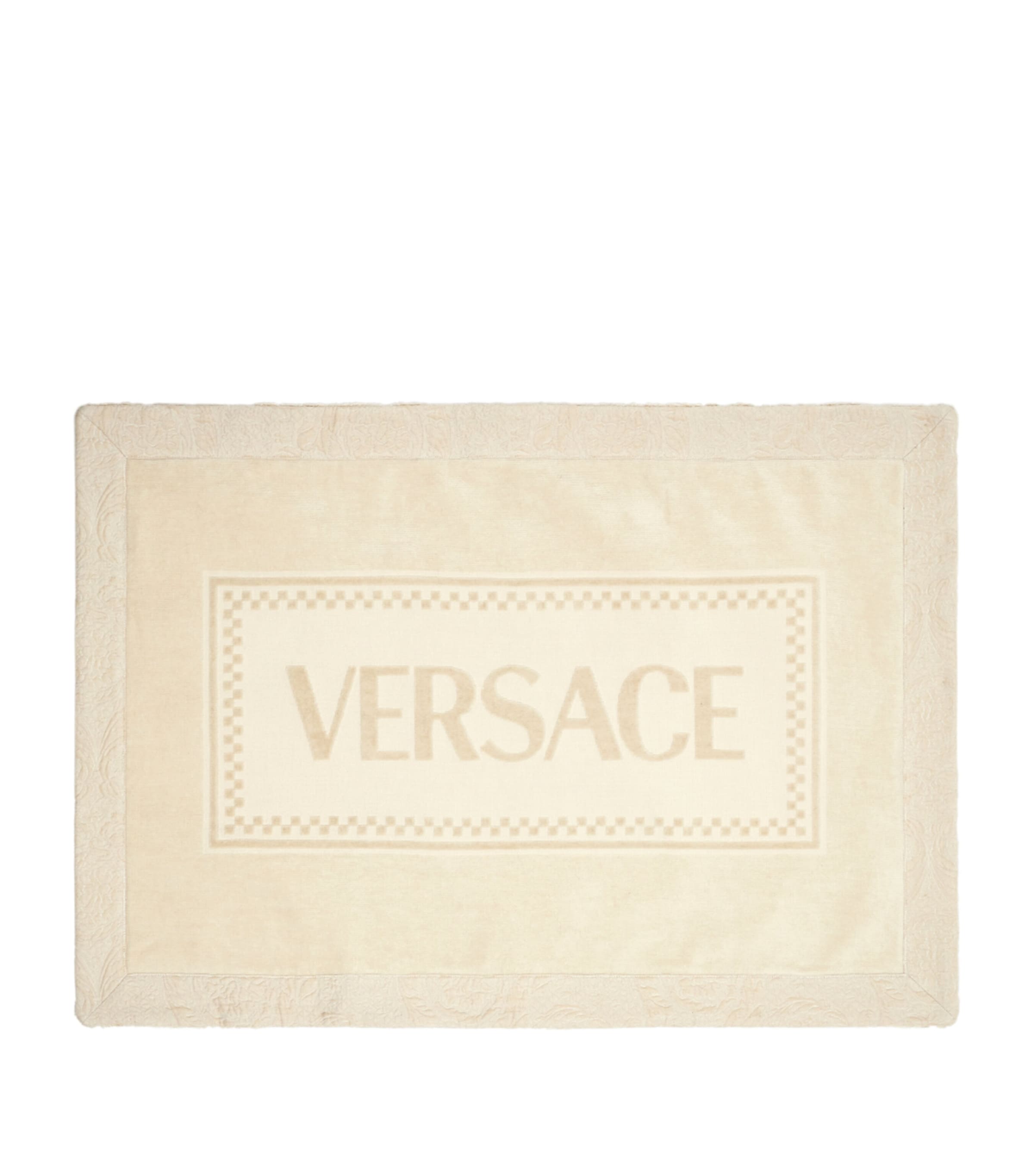 Versace Barocco Bath Mat Beige+beige Image 1