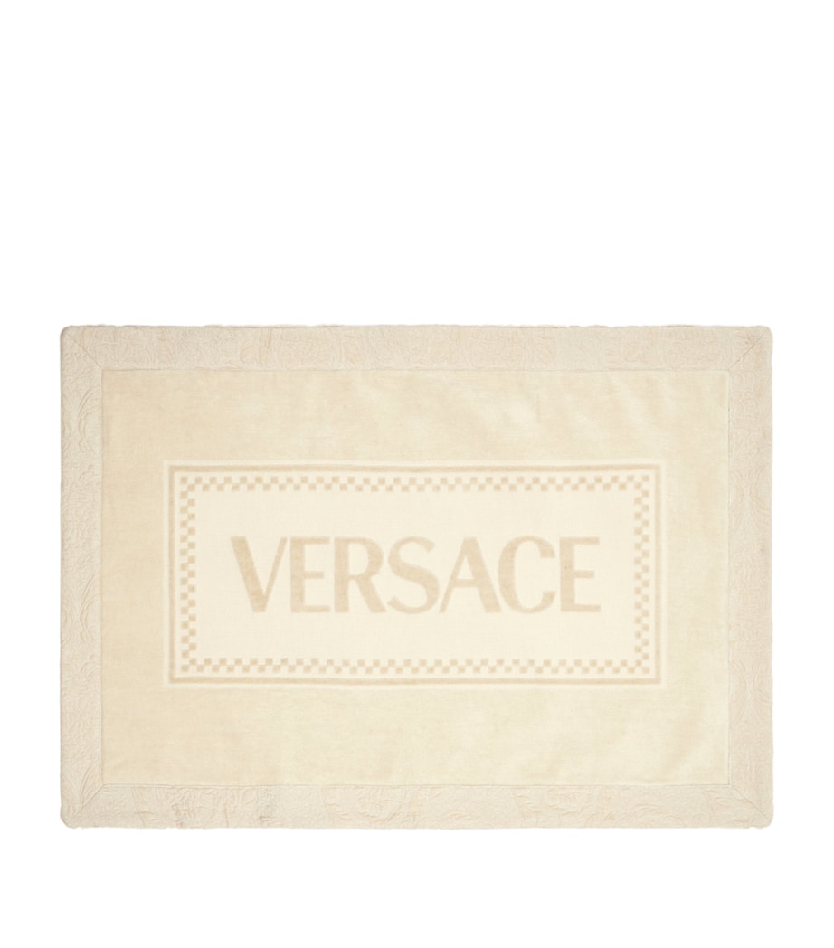 Versace Barocco Bath Mat Beige+beige Image 1