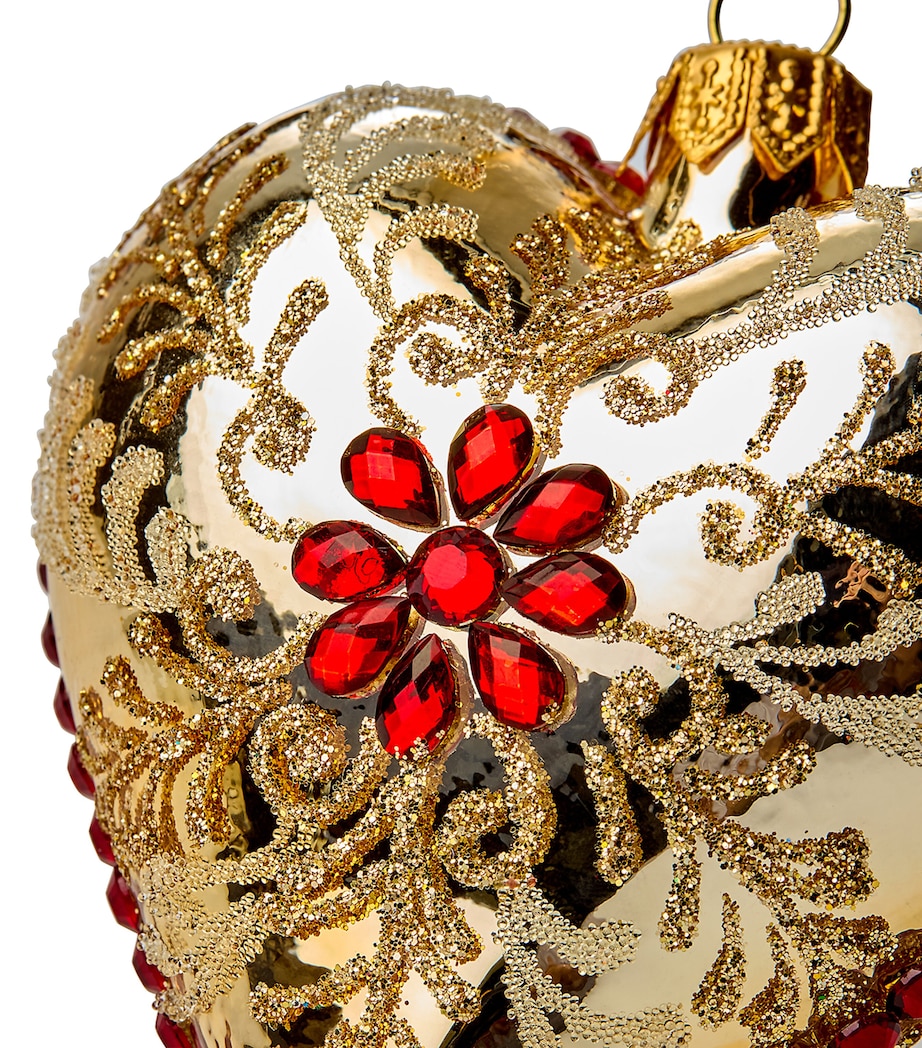 Heart-Shaped Bauble GOLD Image 2
