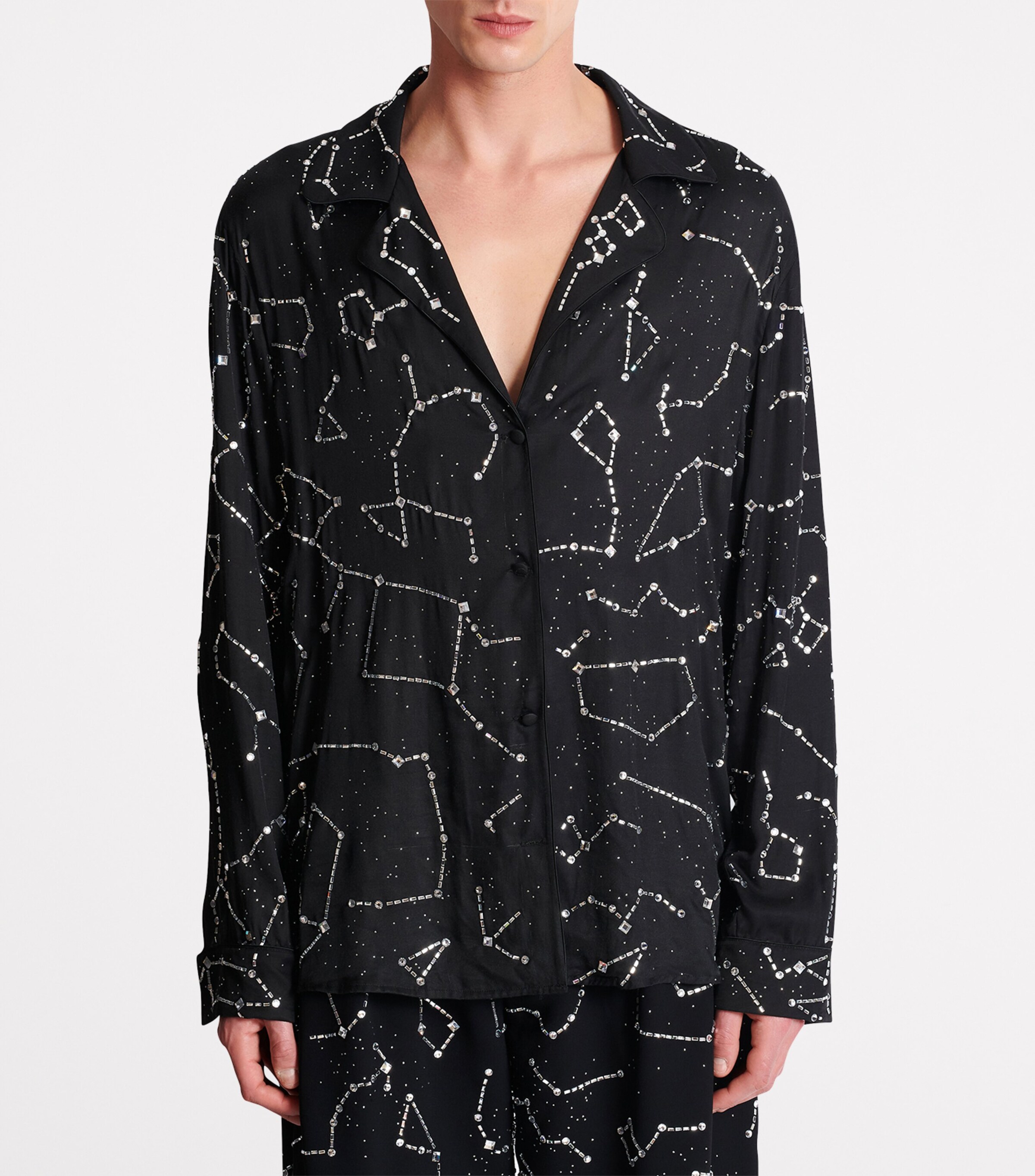 Constellation Embellished Shirt EHV NOIR/CRISTAL Image 4