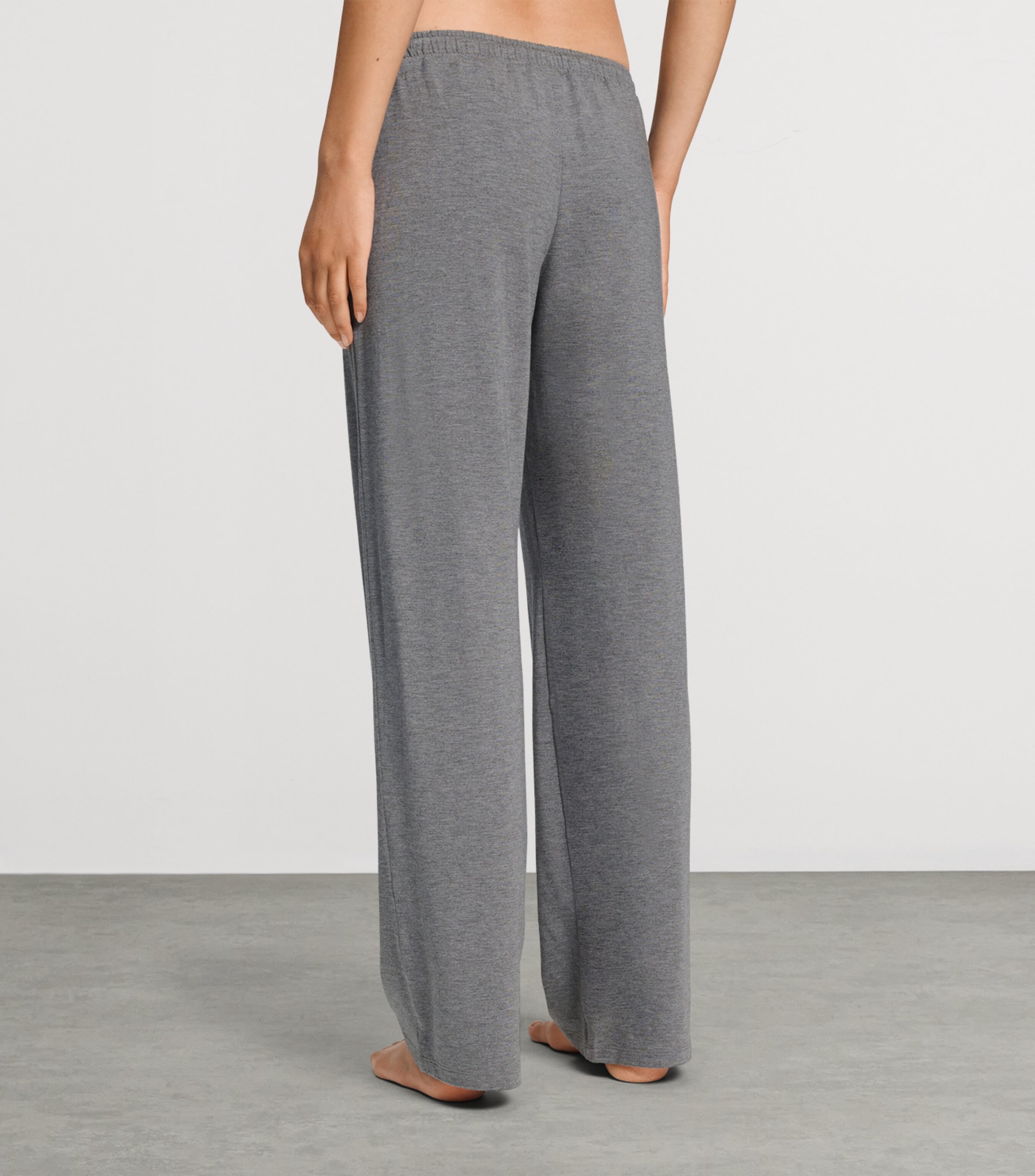 Hanro Womens Natural Elegance Trousers Stone Melange Image 5