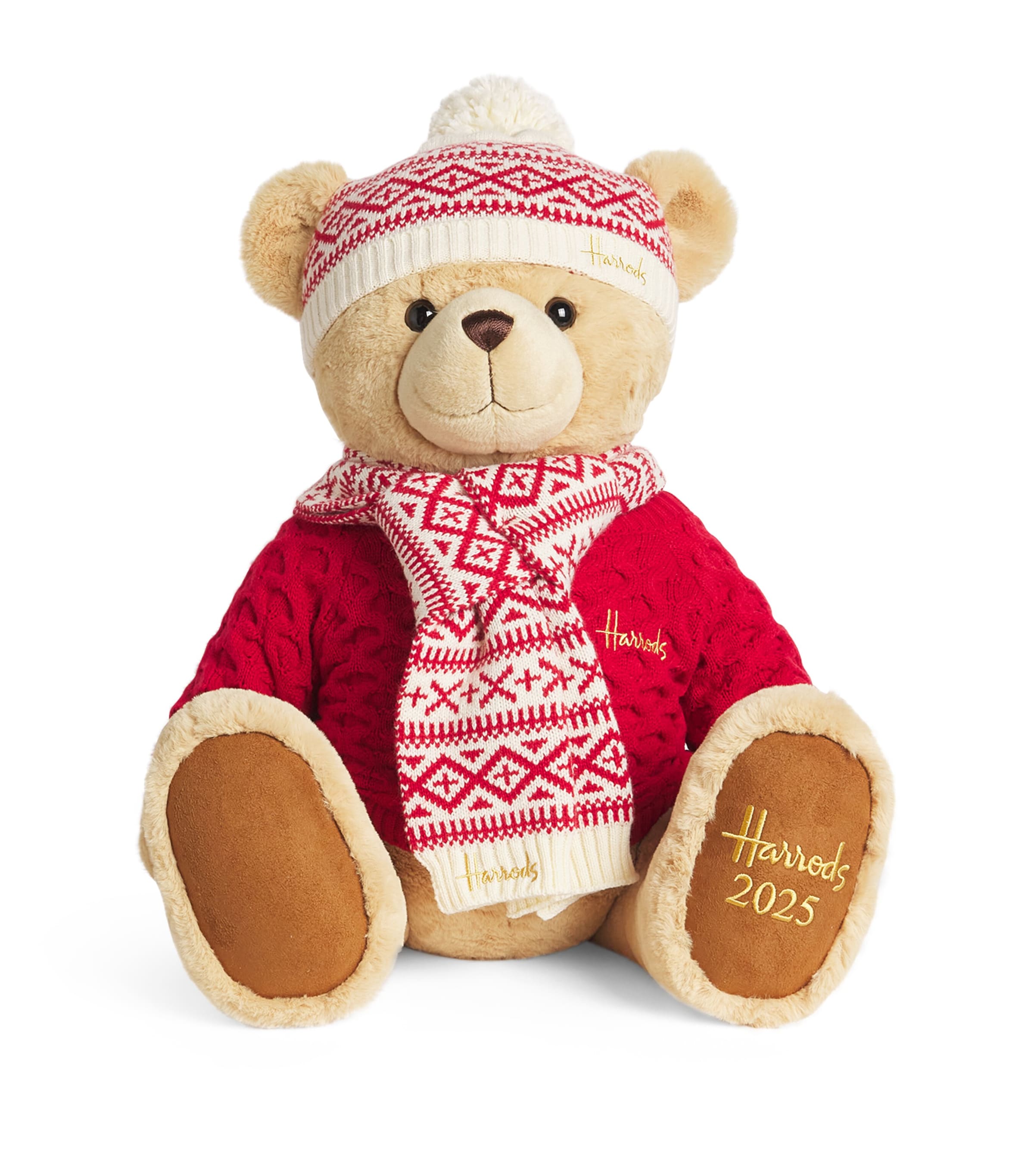 Harrods Christmas Bear 2025 Alfie (84cm) | Harrods US