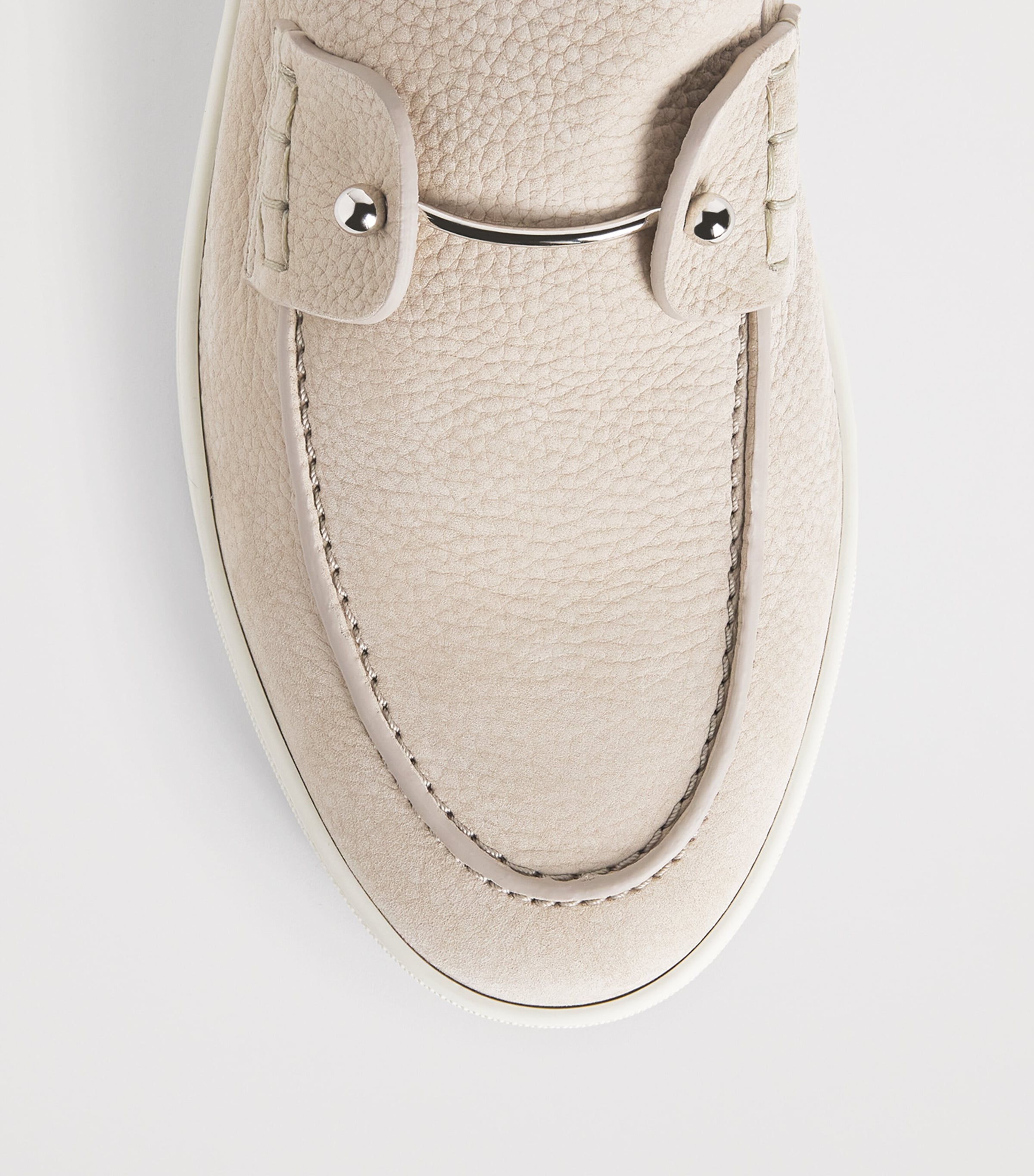 Christian Louboutin Chanme Calf Leather Boat Shoes Image 6