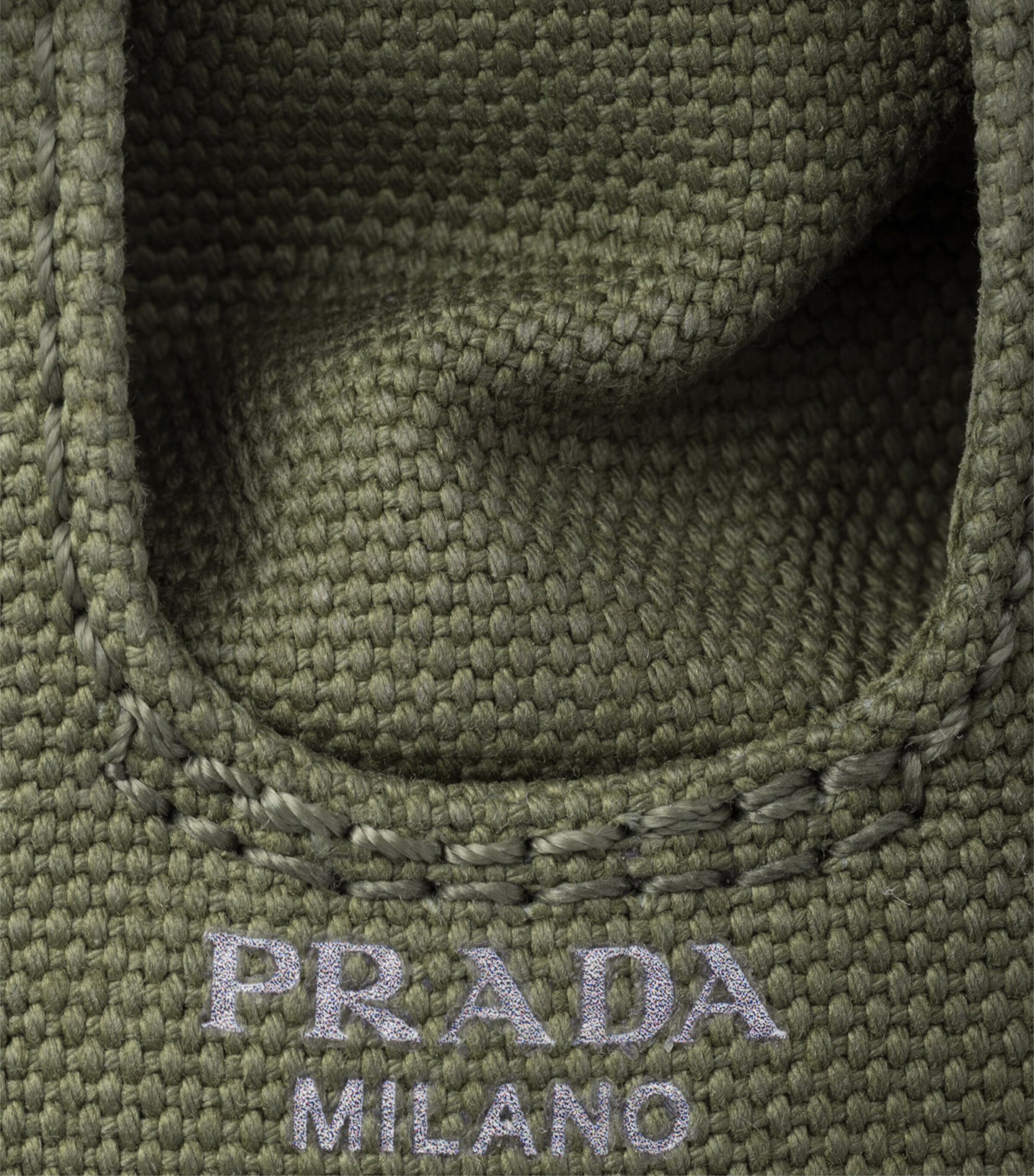 Prada Canvas Collapse Sneakers Image 8