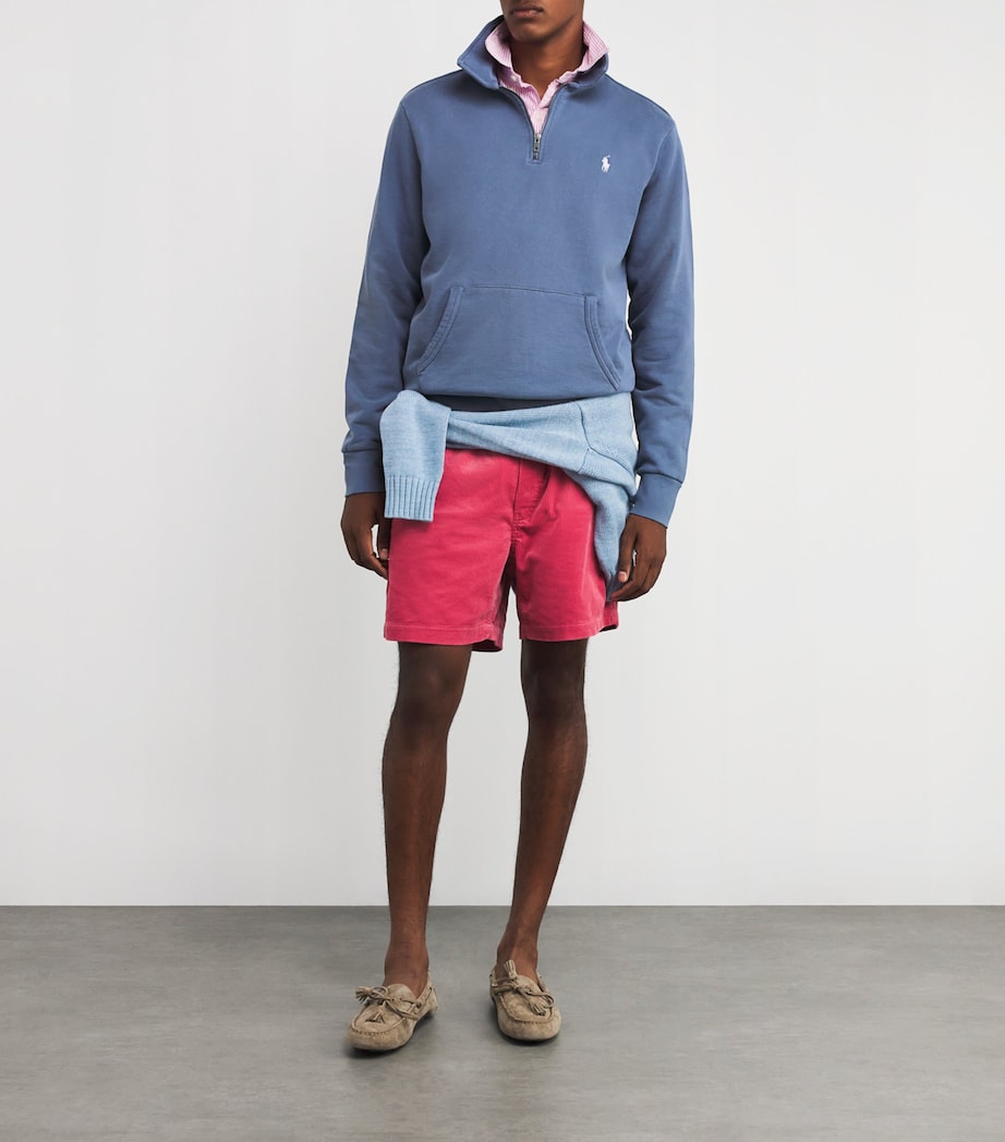 Cotton Polo Pony Sweater BLUE Image 2