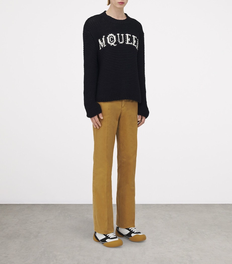 Cotton Logo Sweater 1080 Image 3