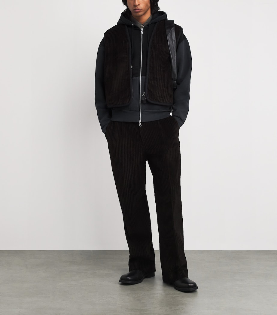 Organic Cotton Rascal Hood Zip-Up Hoodie BLACK FLEECE Image 2