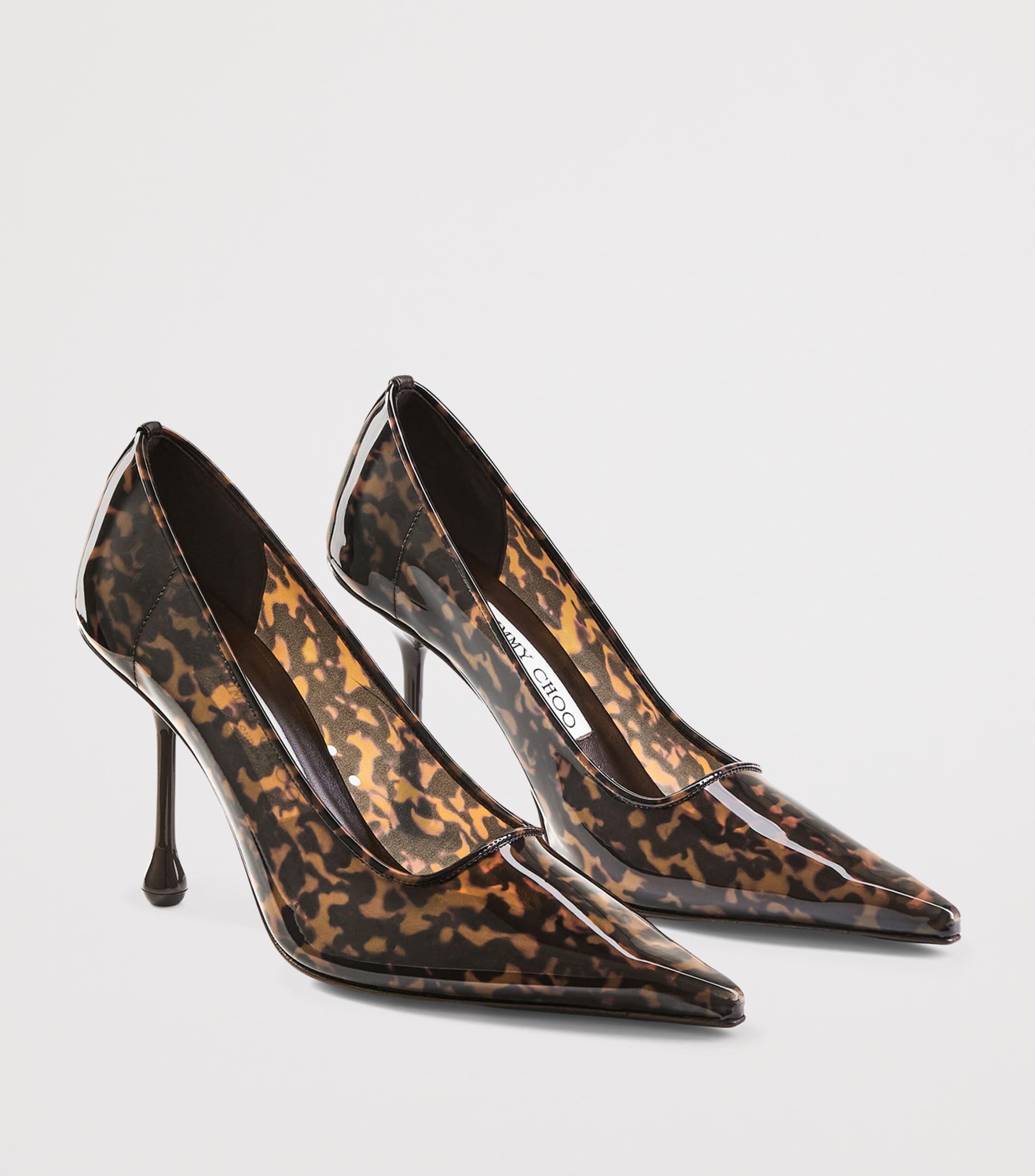 Jimmy Choo Ixia 95 Heeled Pumps Amber Mix Image 2