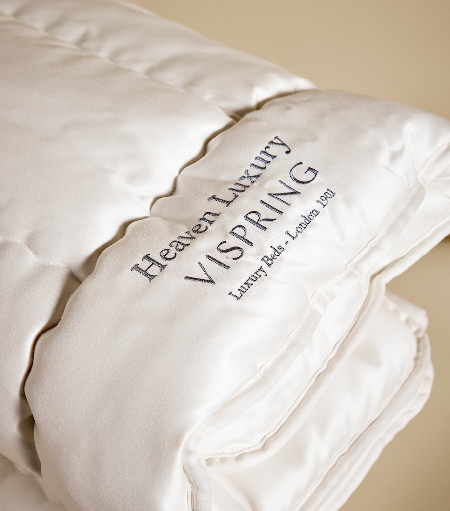 Heaven Supreme Mattress Topper (150cm x 200cm) WHITE Image 5