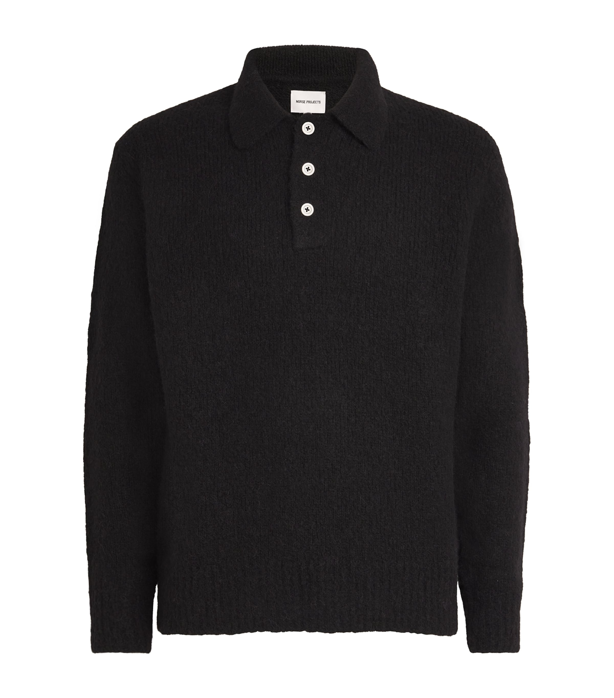 NORSE PROJECTS ALPACA-BLEND RASMUS POLO SHIRT 