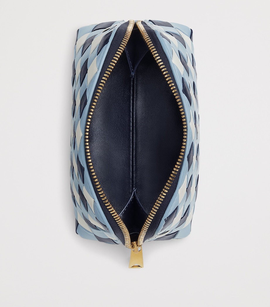 Leather Intrecciato Half-Moon Pouch 4160 Image 3