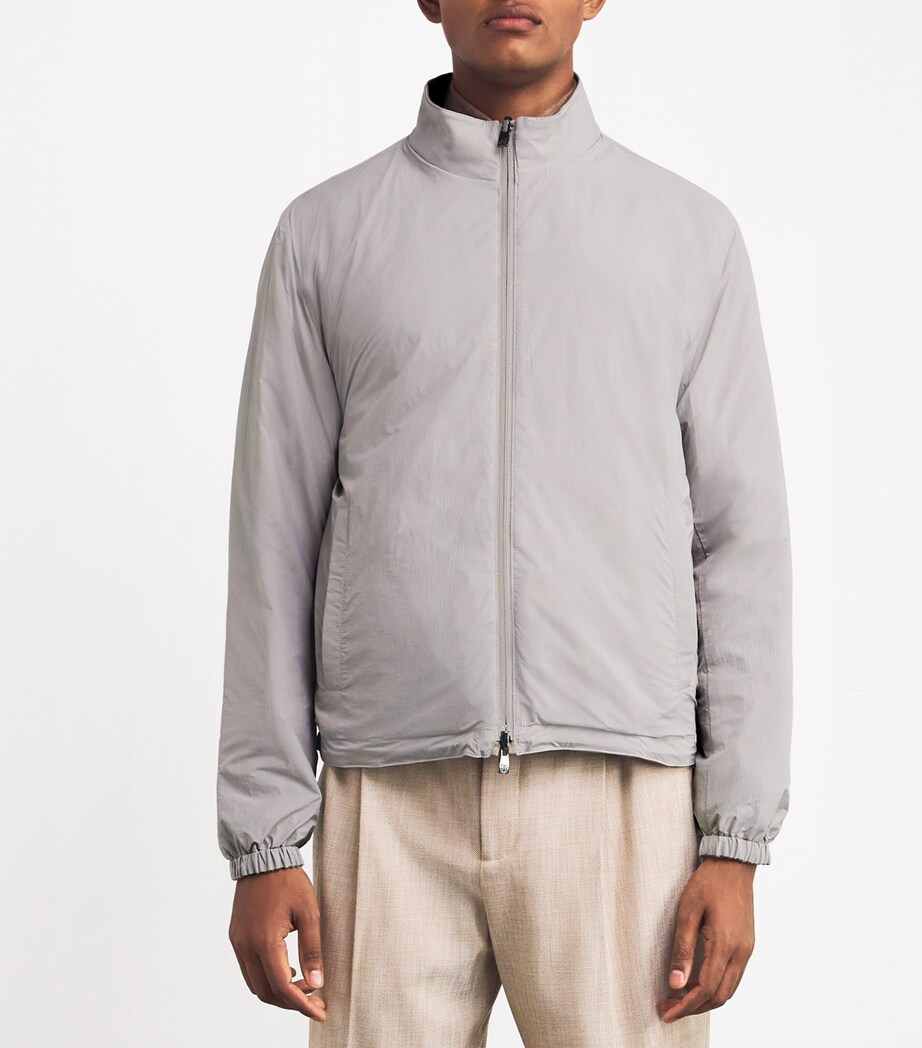 Linen-Nylon Reversible Jacket 029 NATURAL / BEIGE Image 6