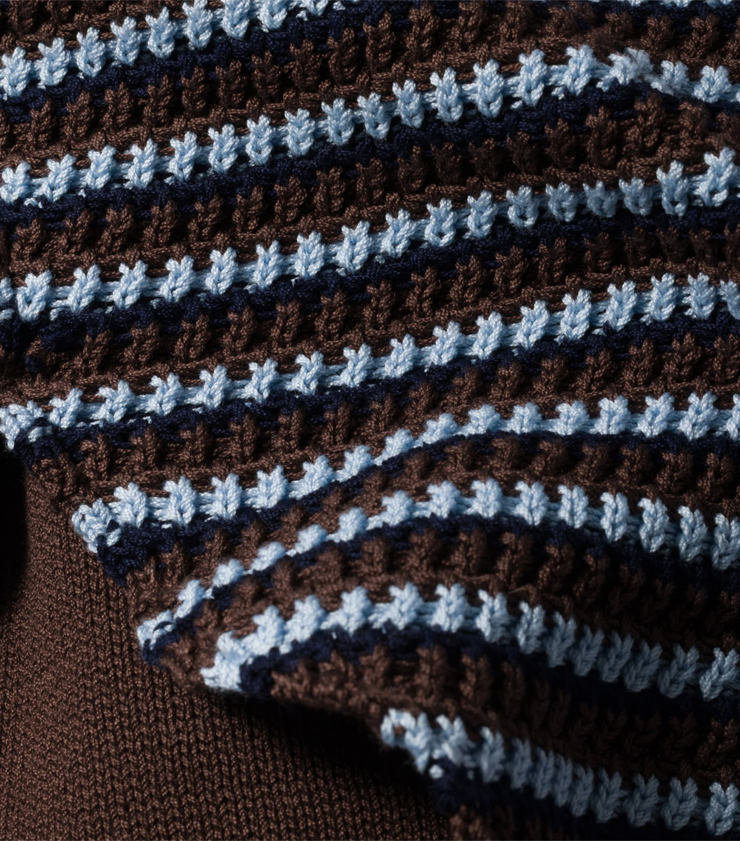Miu Miu Crochet Ivy Tote Bag Brown Image 4