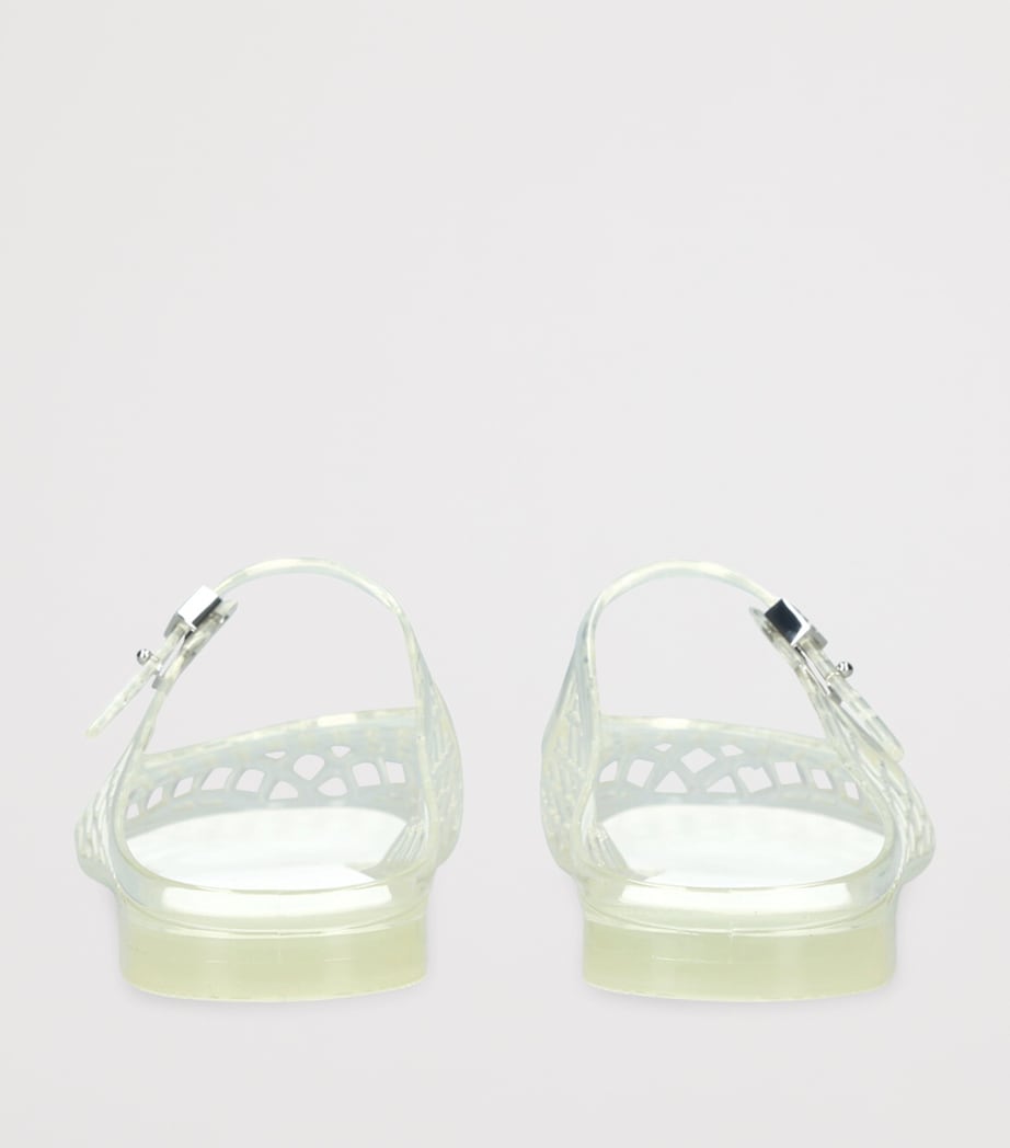 Tory Burch Jelly Mellow Mary Jane Sandals White Image 3