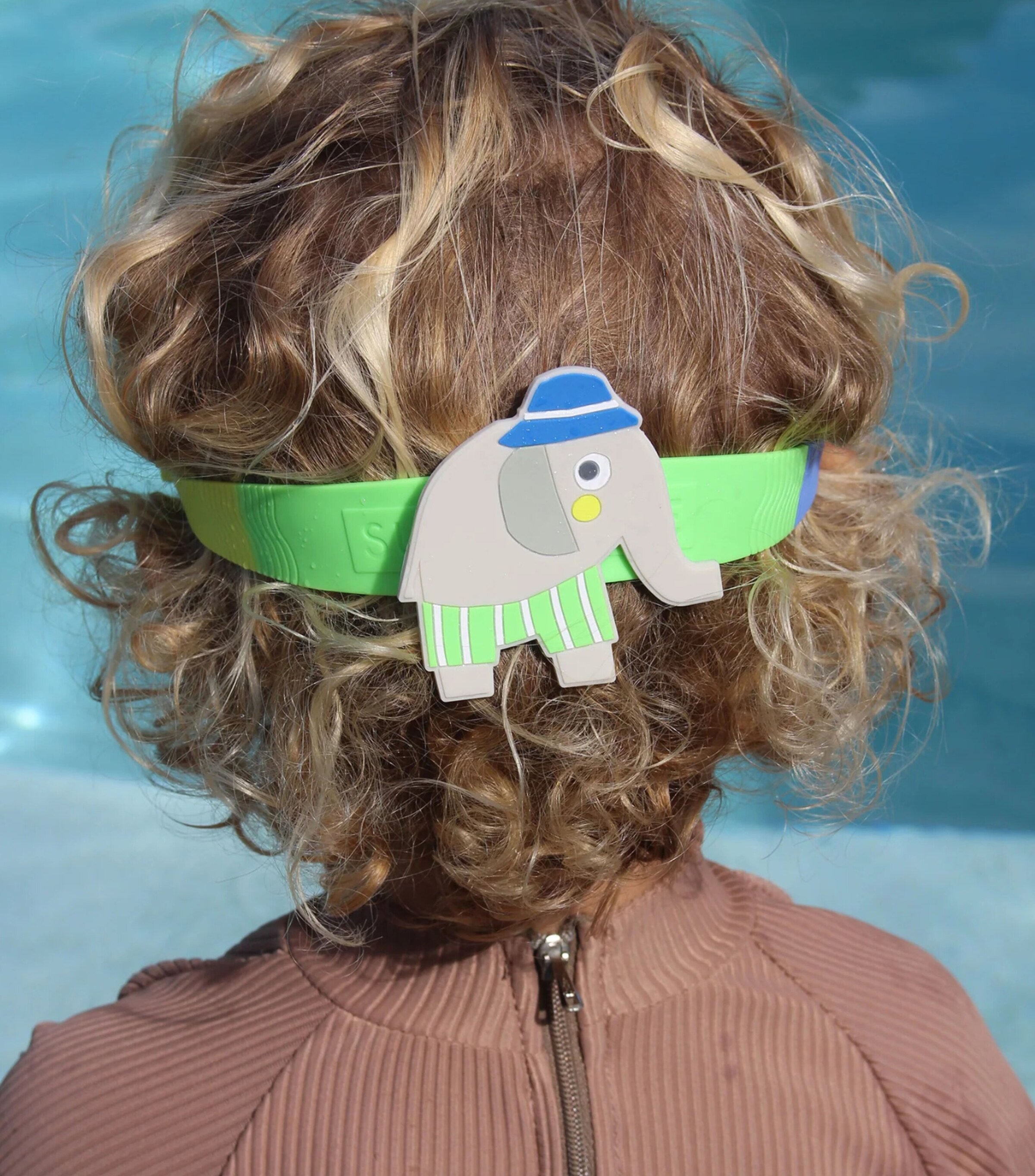 Sunnylife Kids Eli the Elephant Swim Goggles Multicolour Image 3