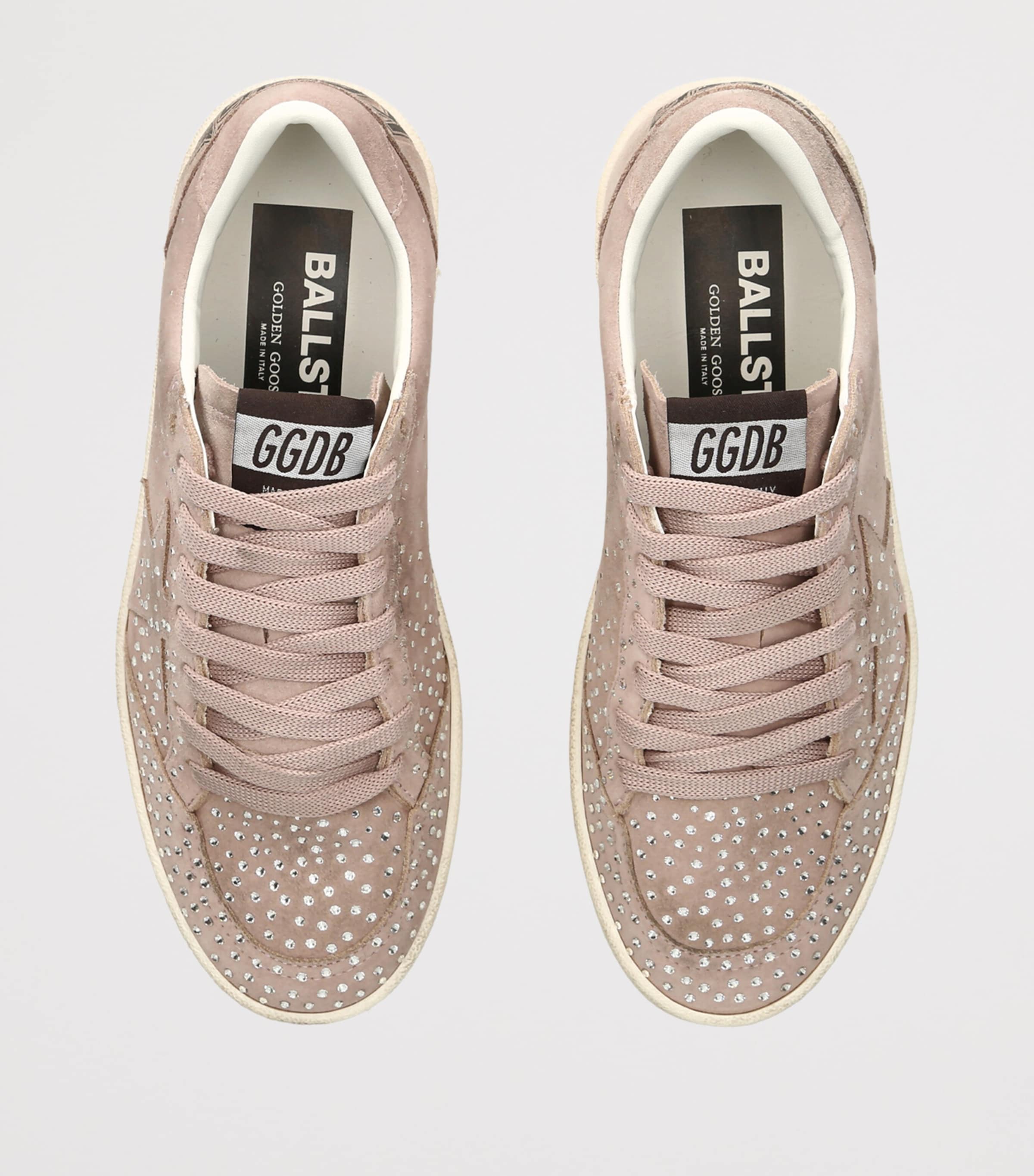 Golden Goose Suede Ball Star Sneakers Pale Pink Image 3