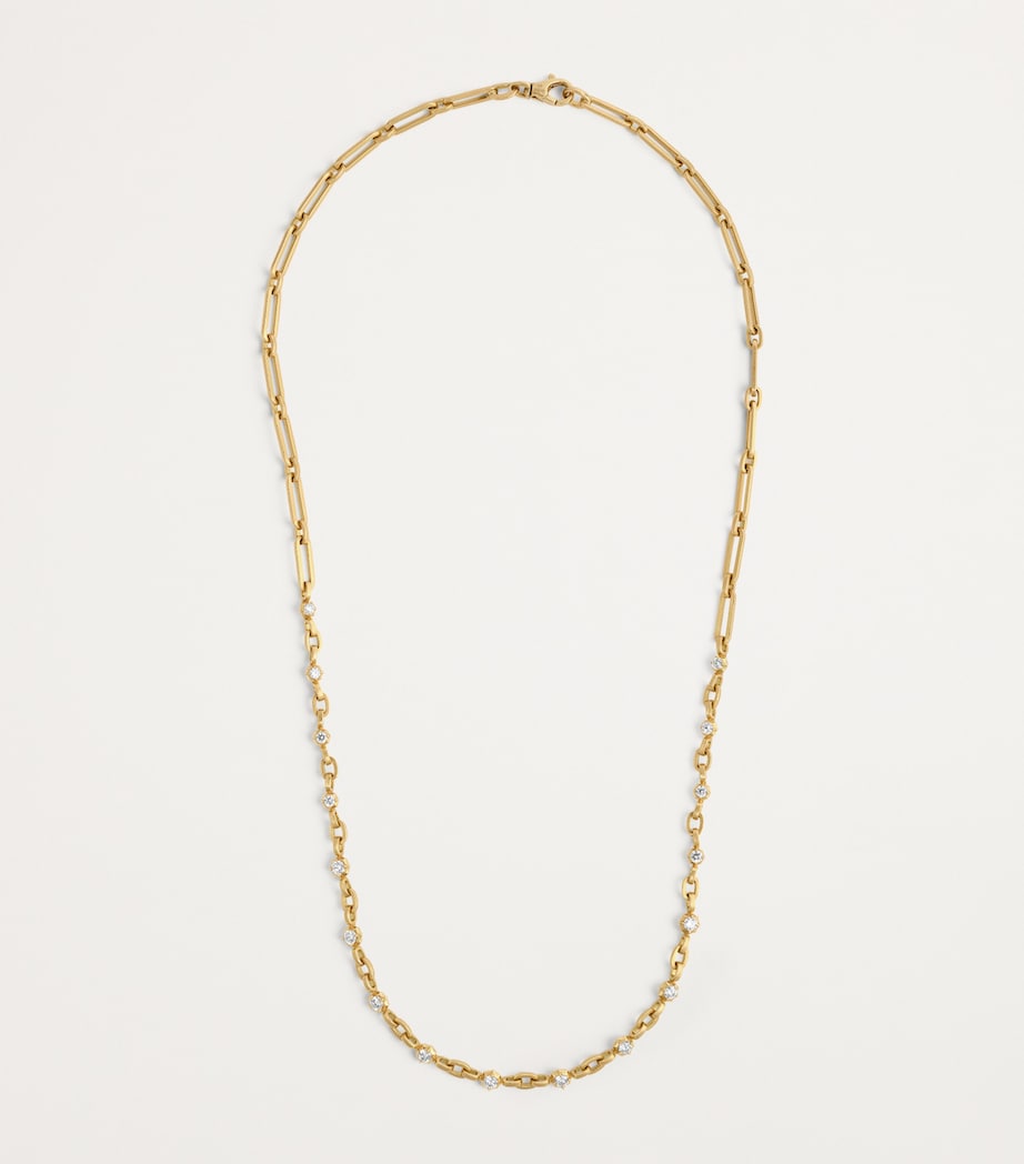 Jade Trau Yellow Gold and Diamond Pippa Necklace Yellow Gold Image 3